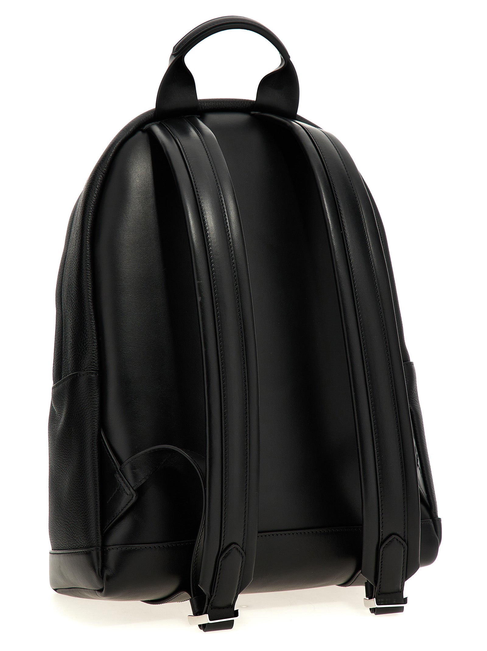 Black Calfskin Backpack