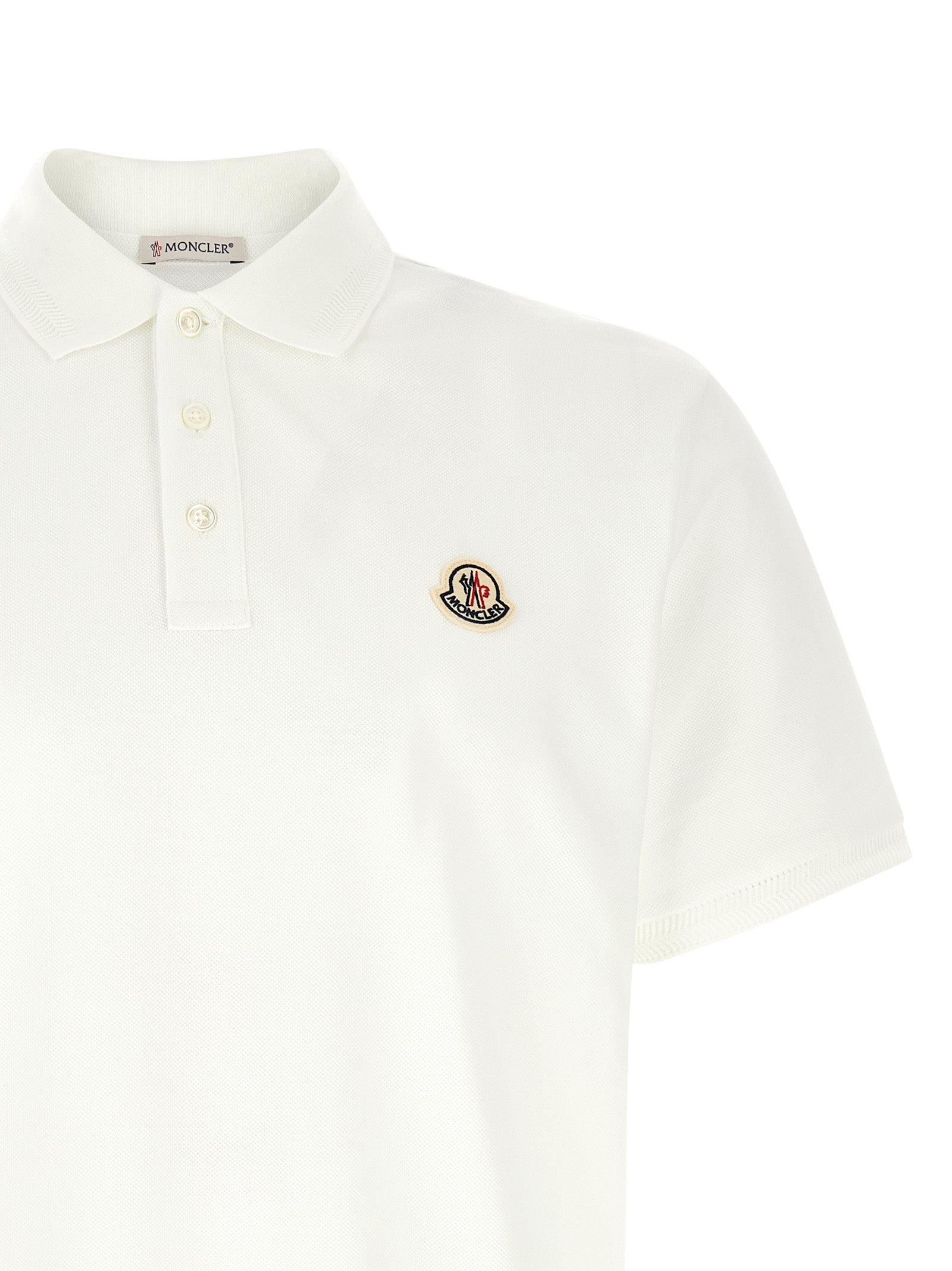 White Cotton Polo Shirt