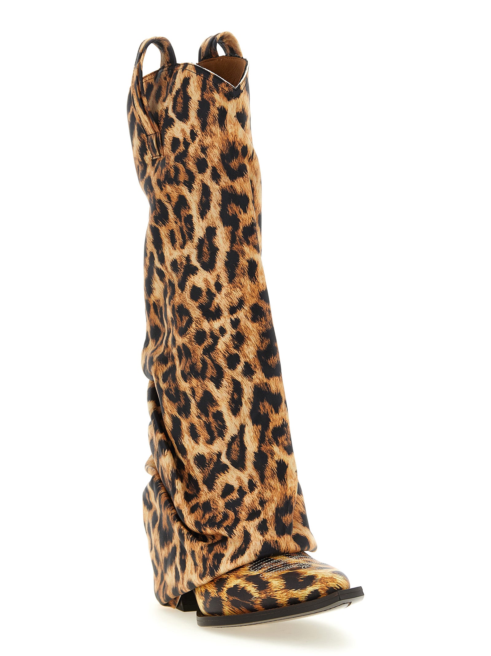 Brown Cowhide Chelsea Boots