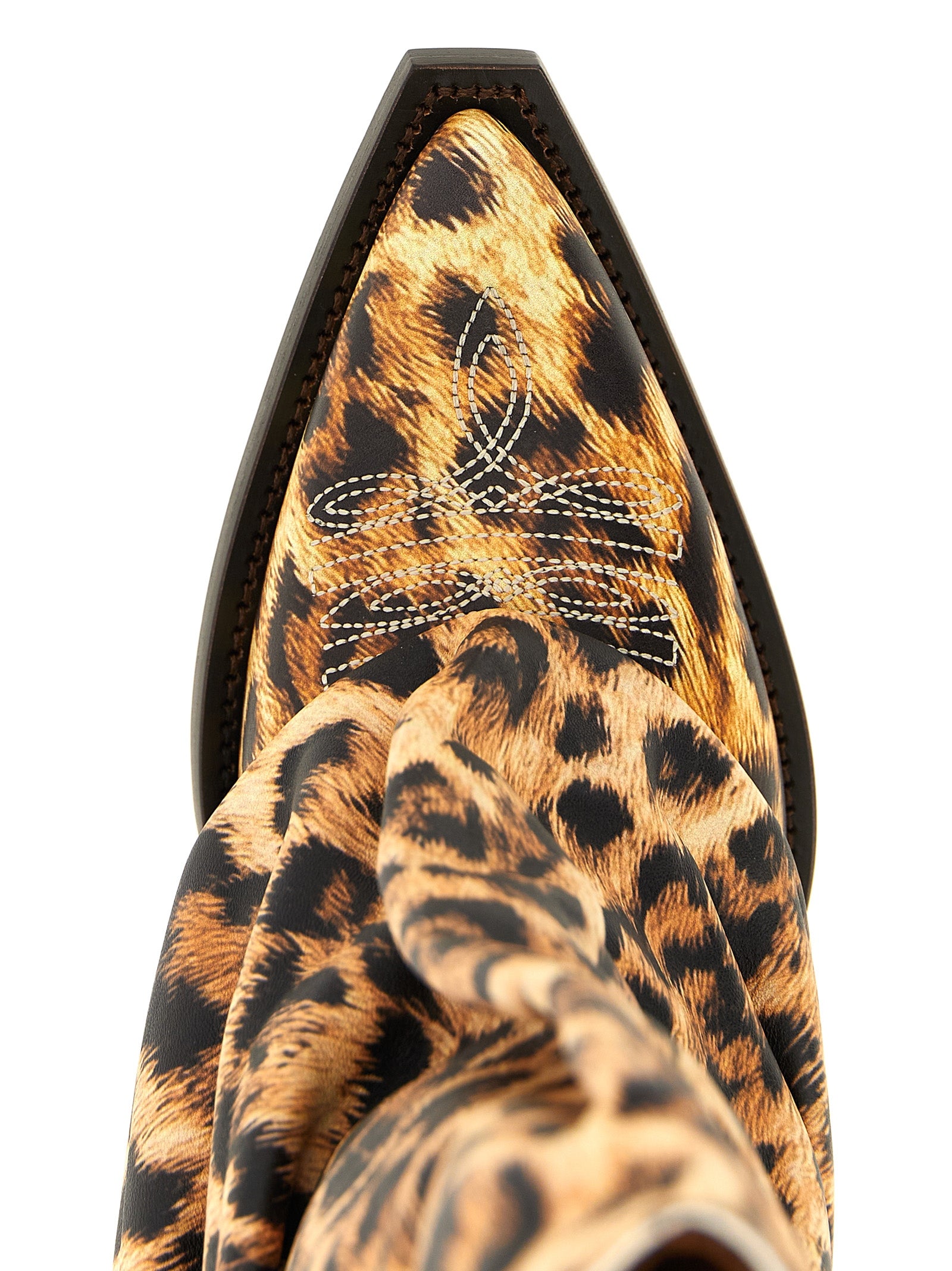 Brown Cowhide Chelsea Boots