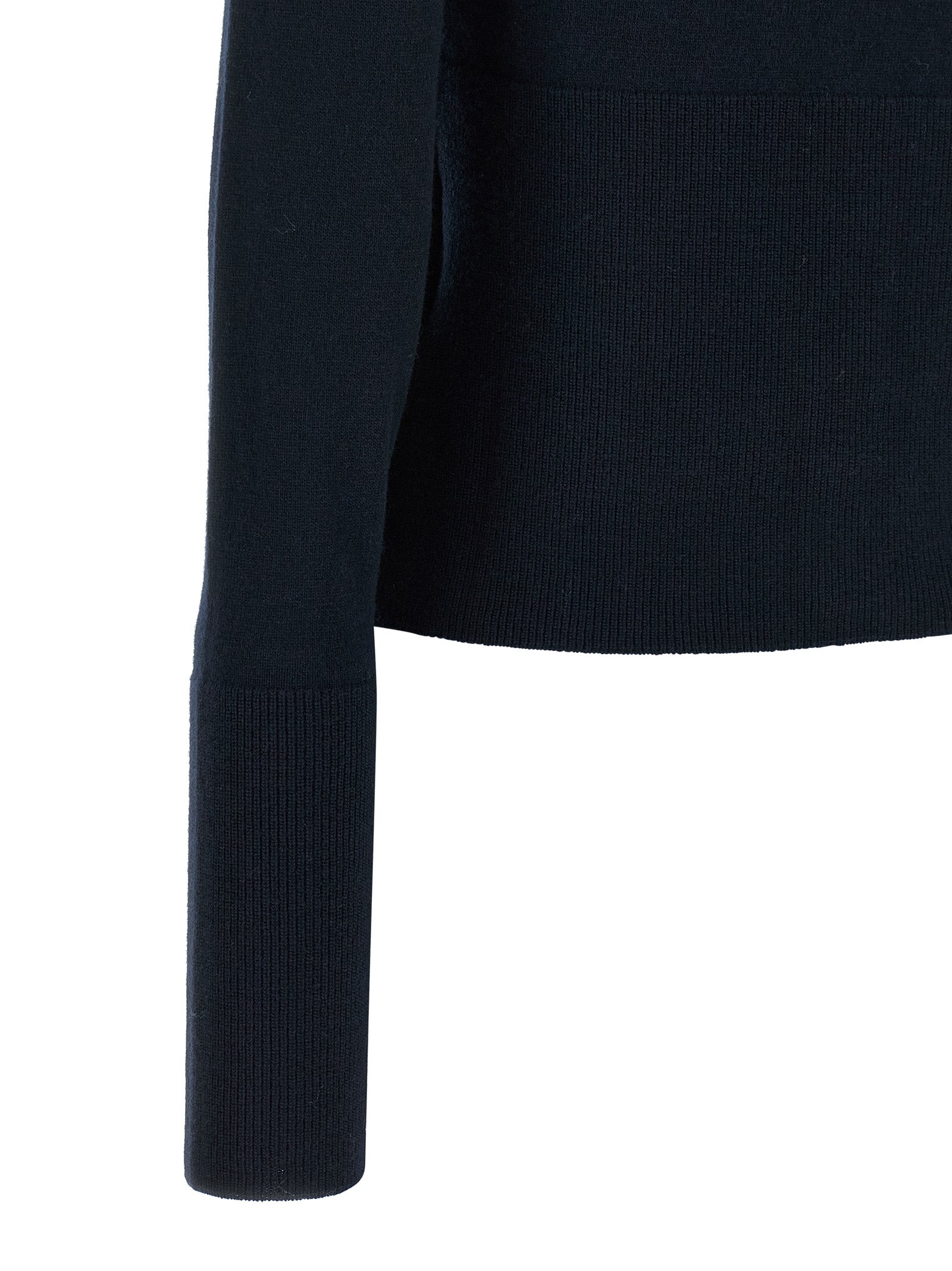 Blue Wool Cardigan