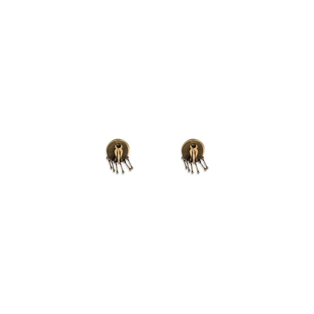 Gold Brass Earrings