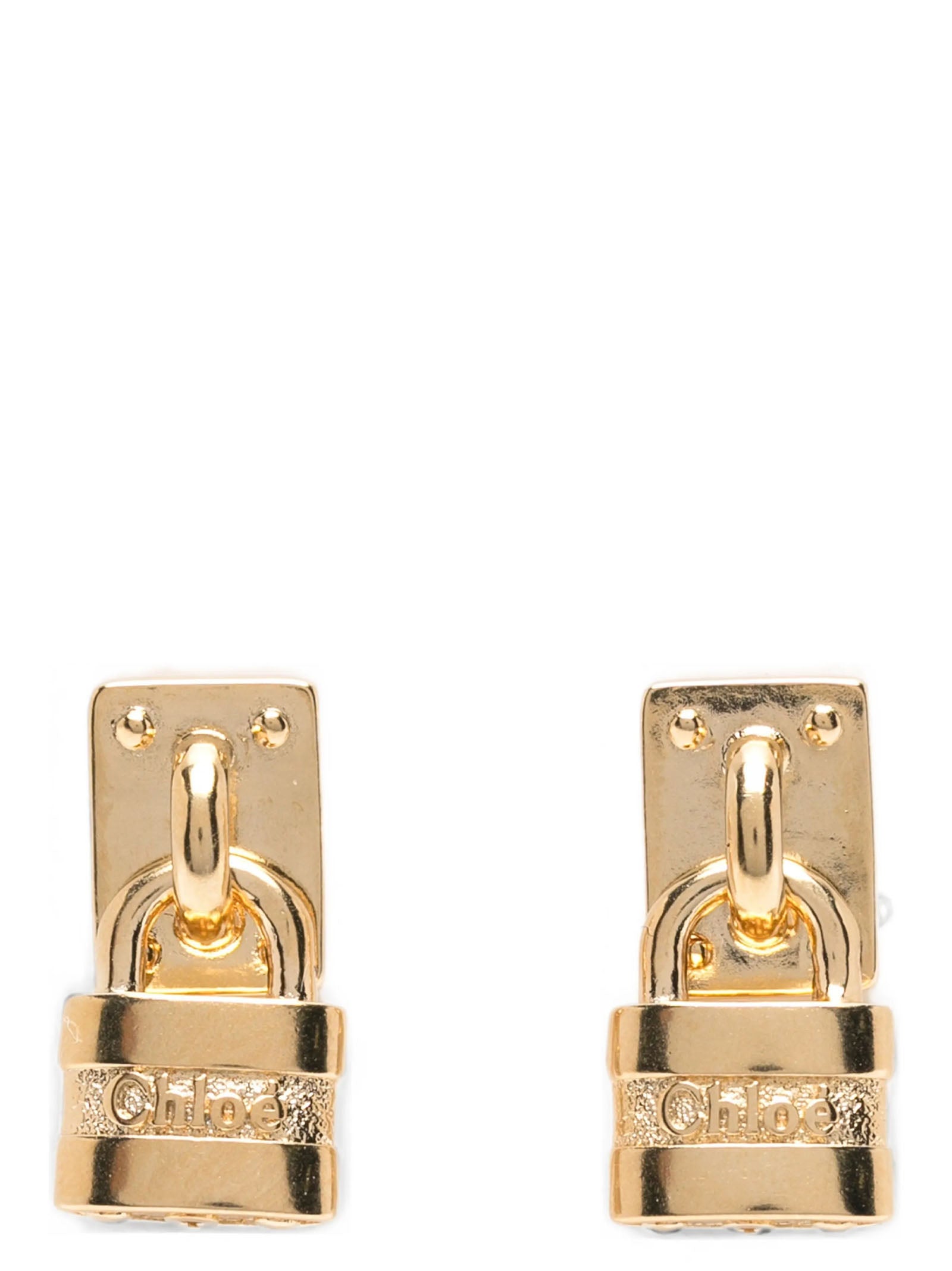 Gold Brass Earrings