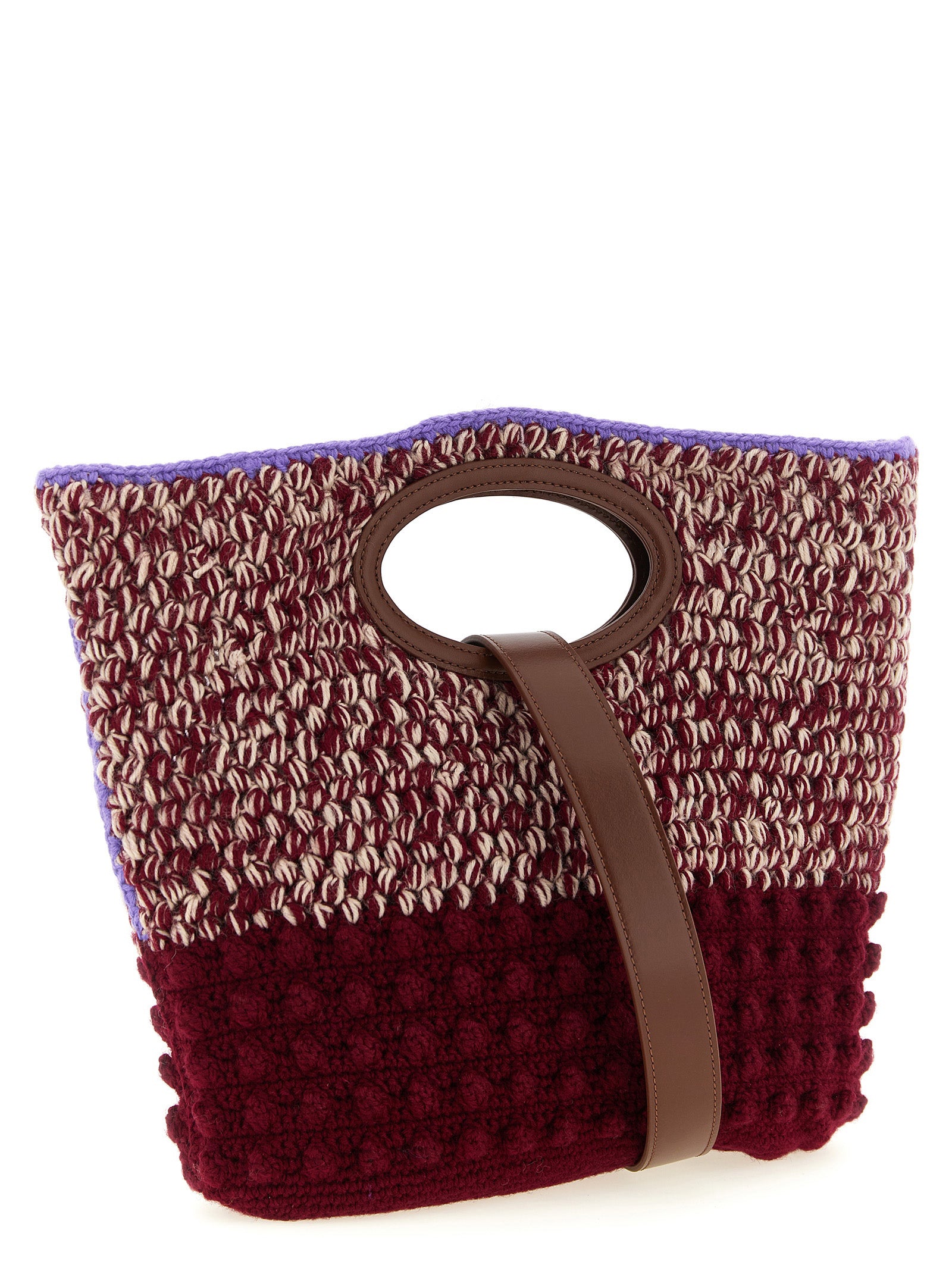 Bordeaux Wool Handbag