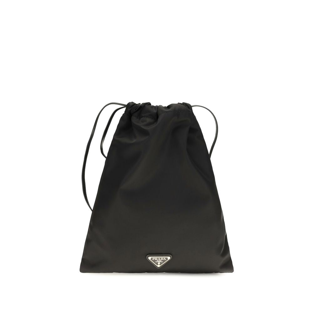 Black Polyamide Clutch Bag