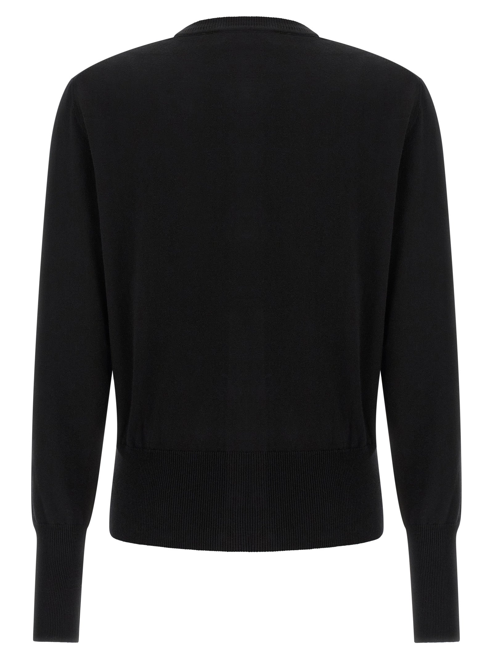 Black Cotton Cardigan