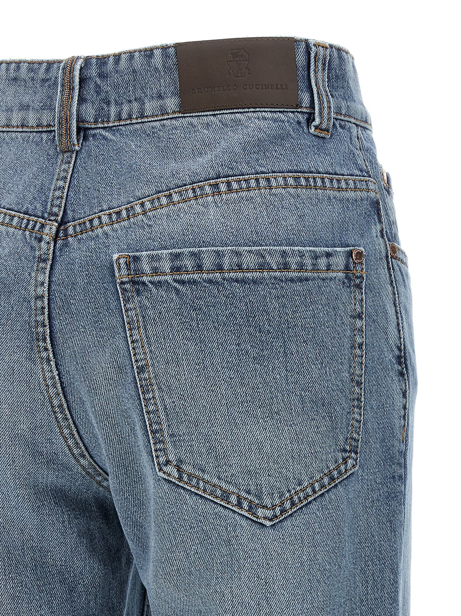 Blue Cotton Relaxed Fit Jeans