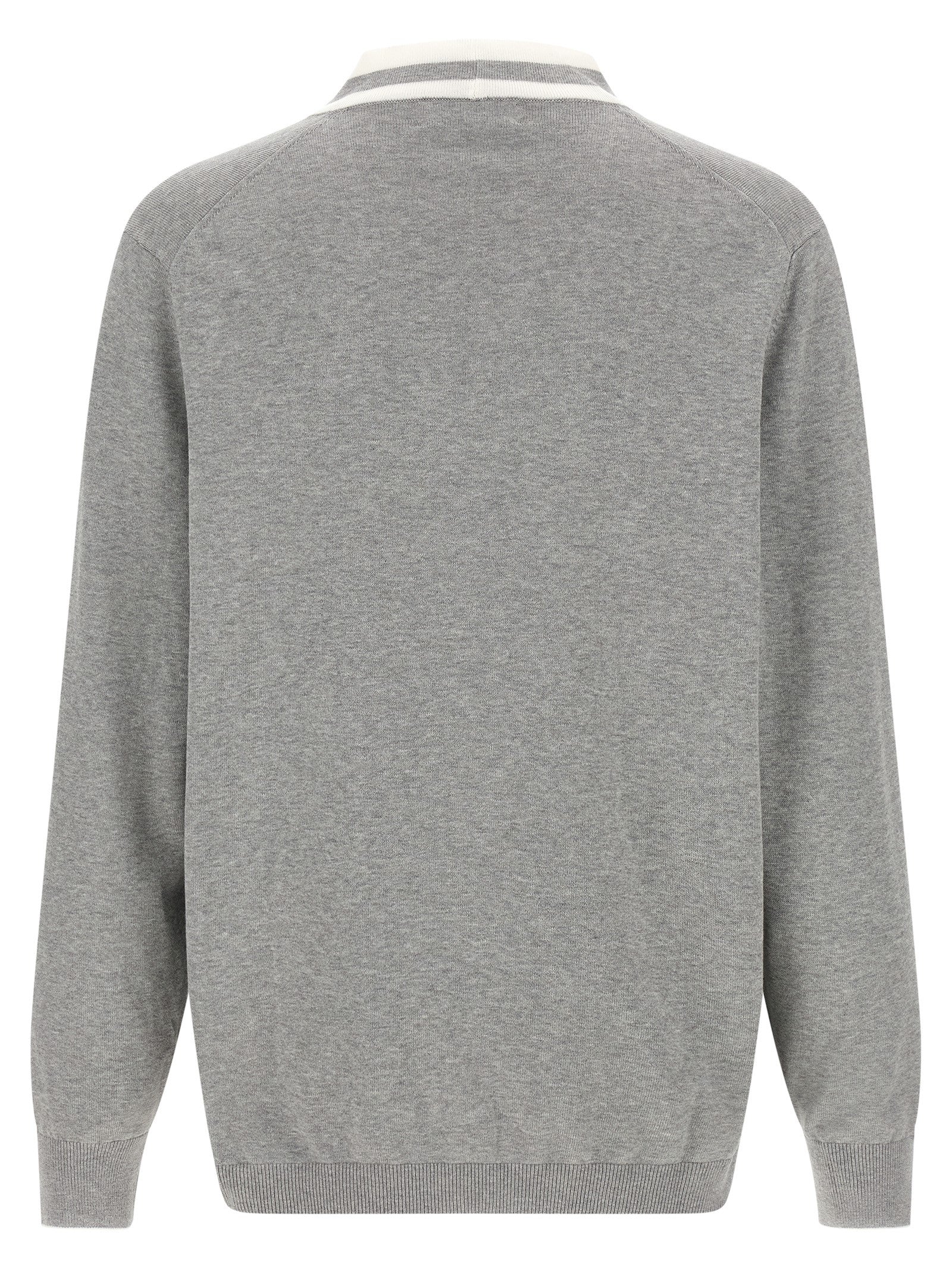 Gray Cotton Cardigan