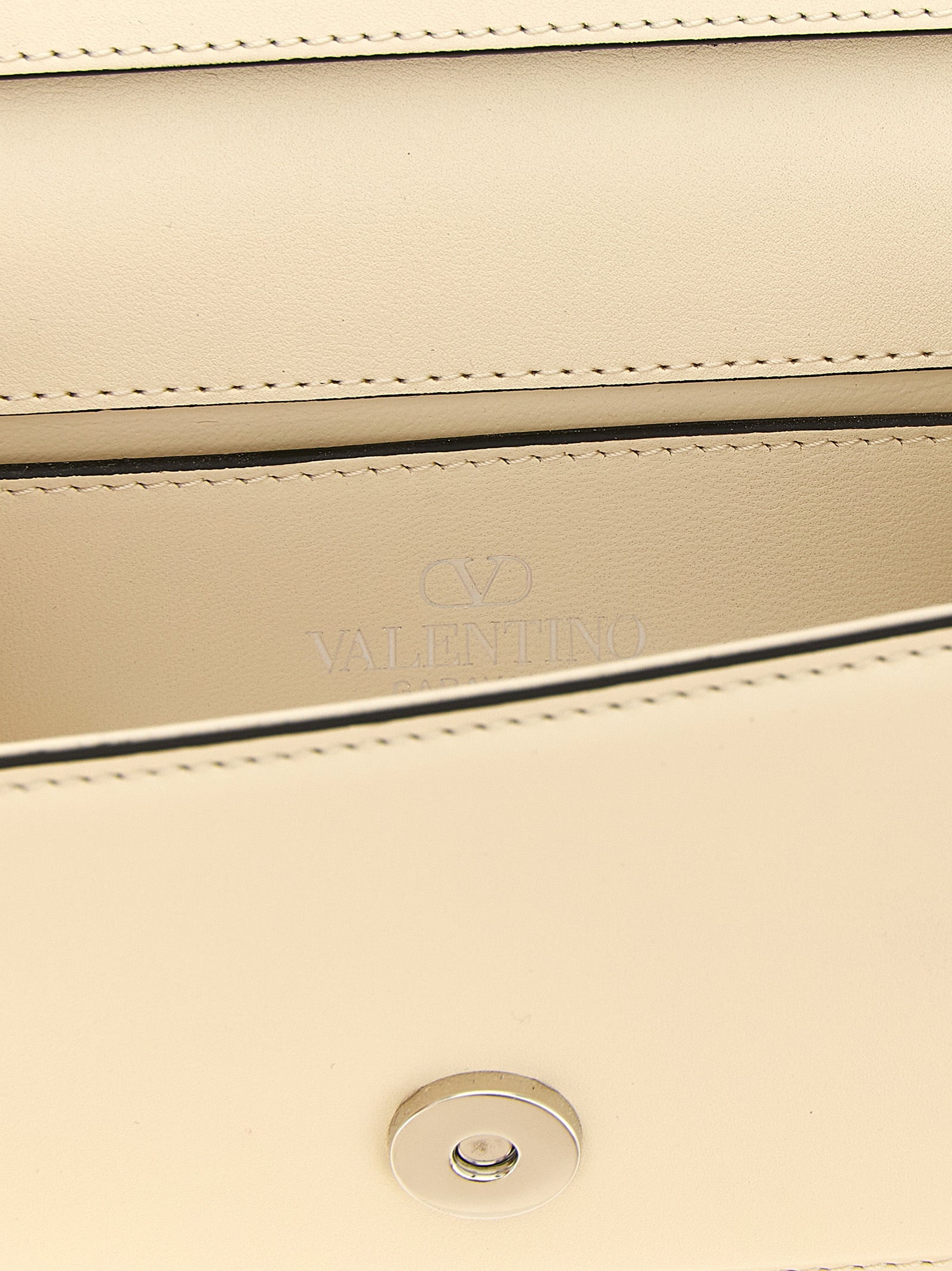 White Calfskin Shoulder Bag