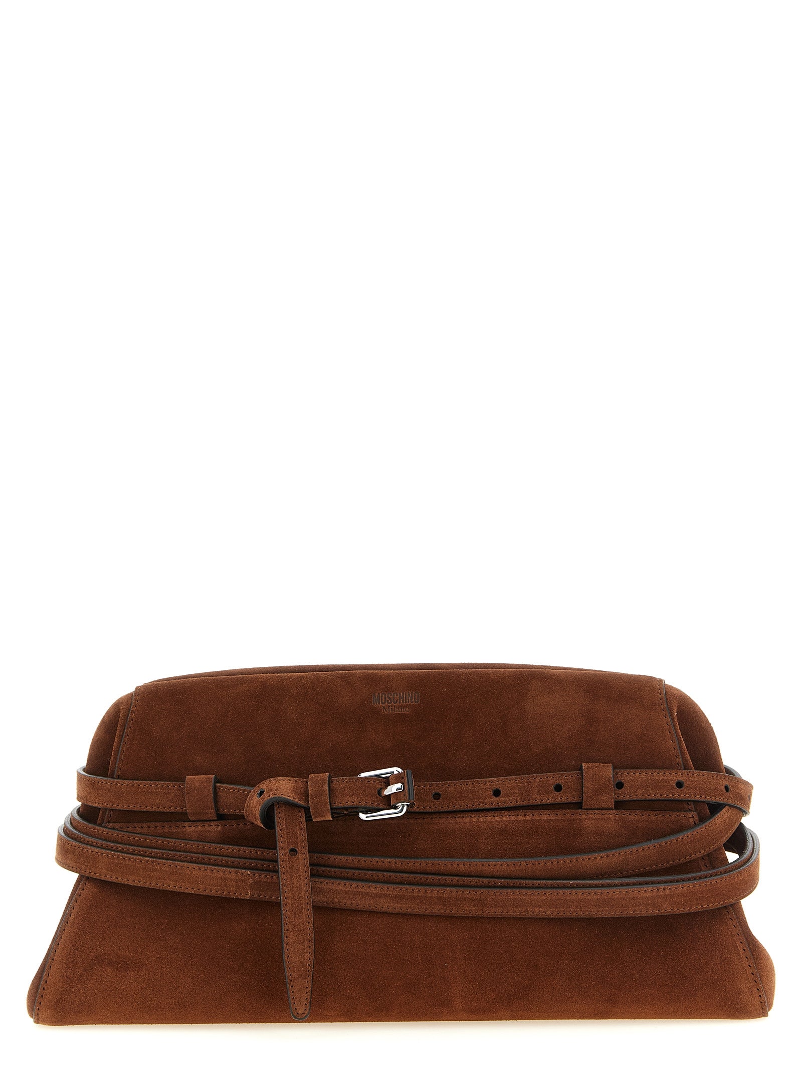 Brown Calfskin Clutch Bag