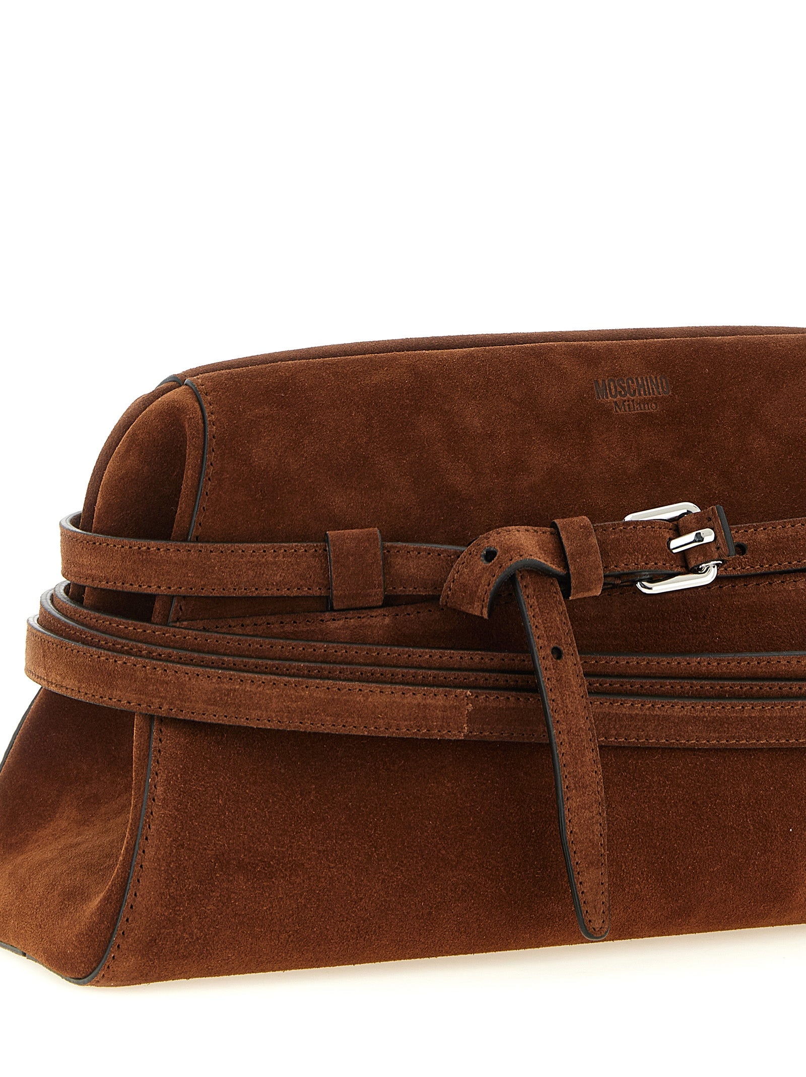 Brown Calfskin Clutch Bag