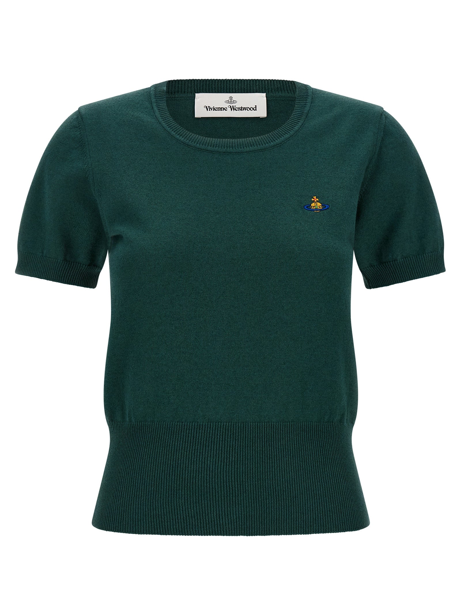 Bicolor Cotton Shortsleeve Shirt