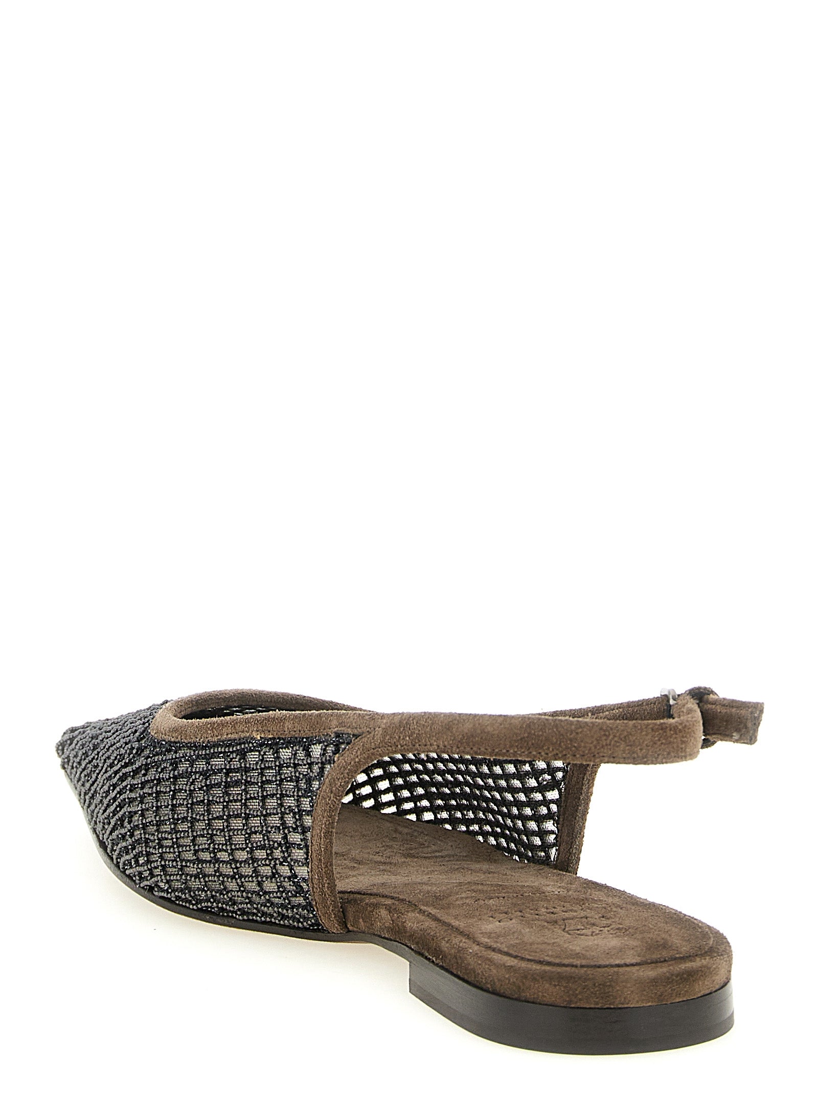 Brown Calfskin Ballet Flats