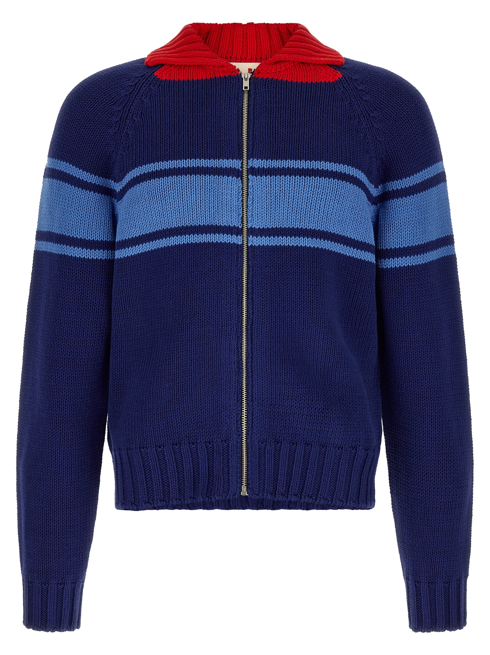 Blue Cotton Cardigan