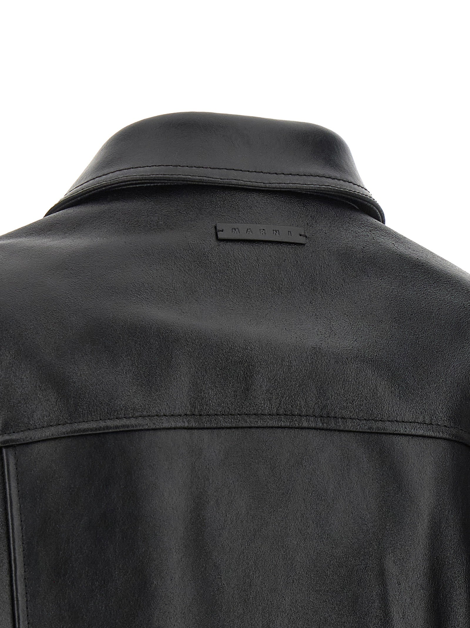 Black Calfskin Leather Jacket