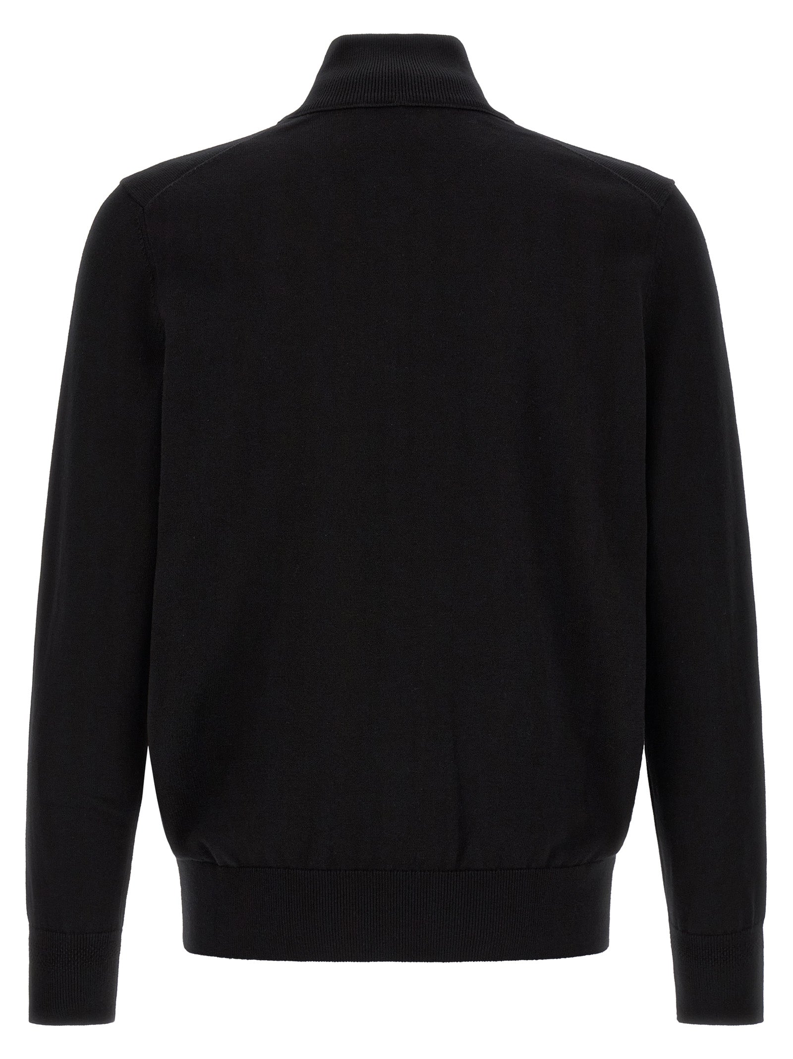 Black Cotton Cardigan