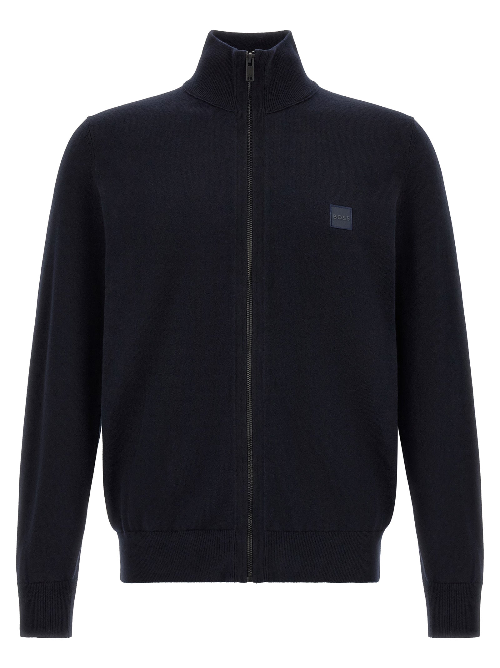 Blue Cotton Cardigan