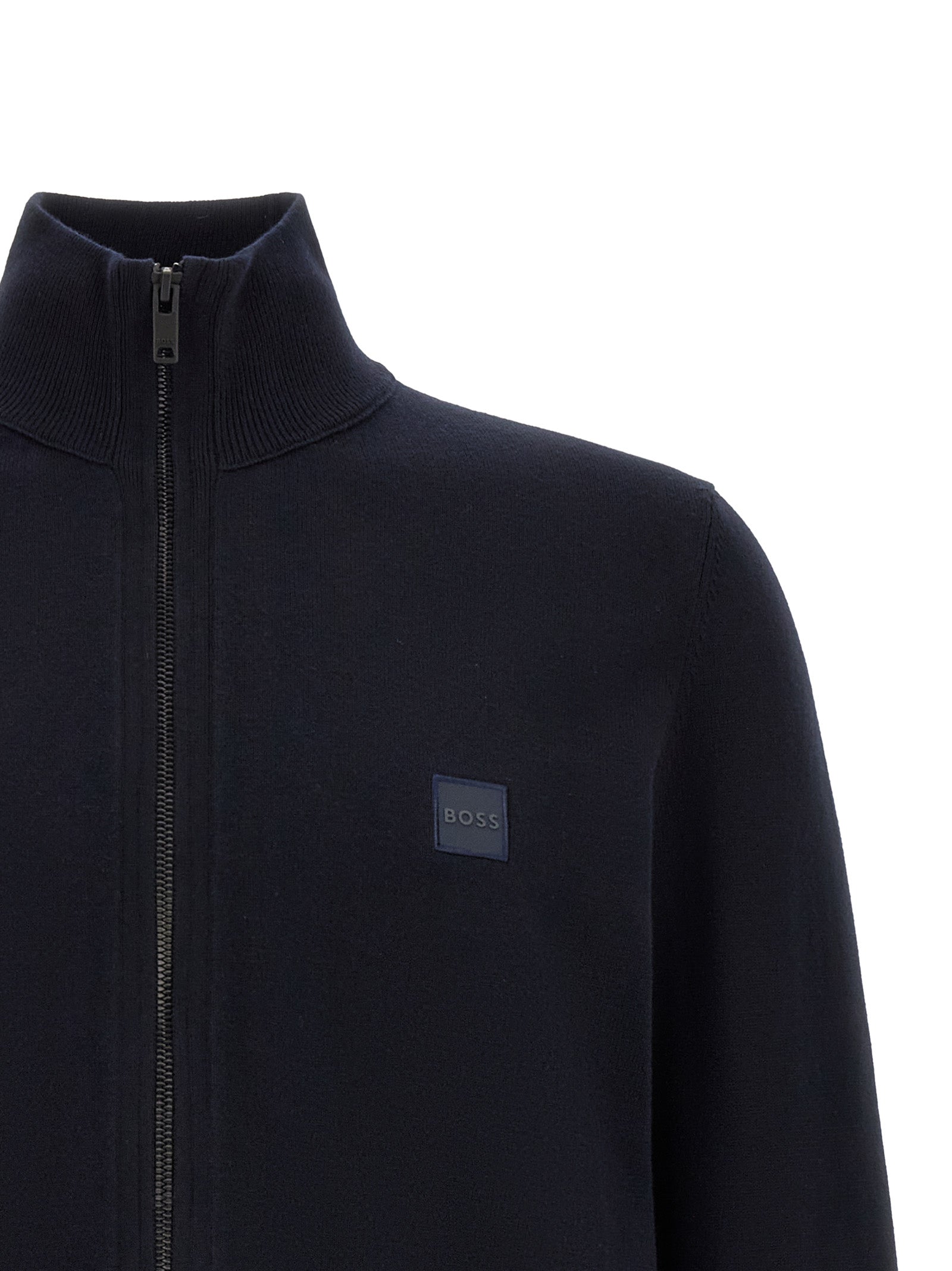 Blue Cotton Cardigan