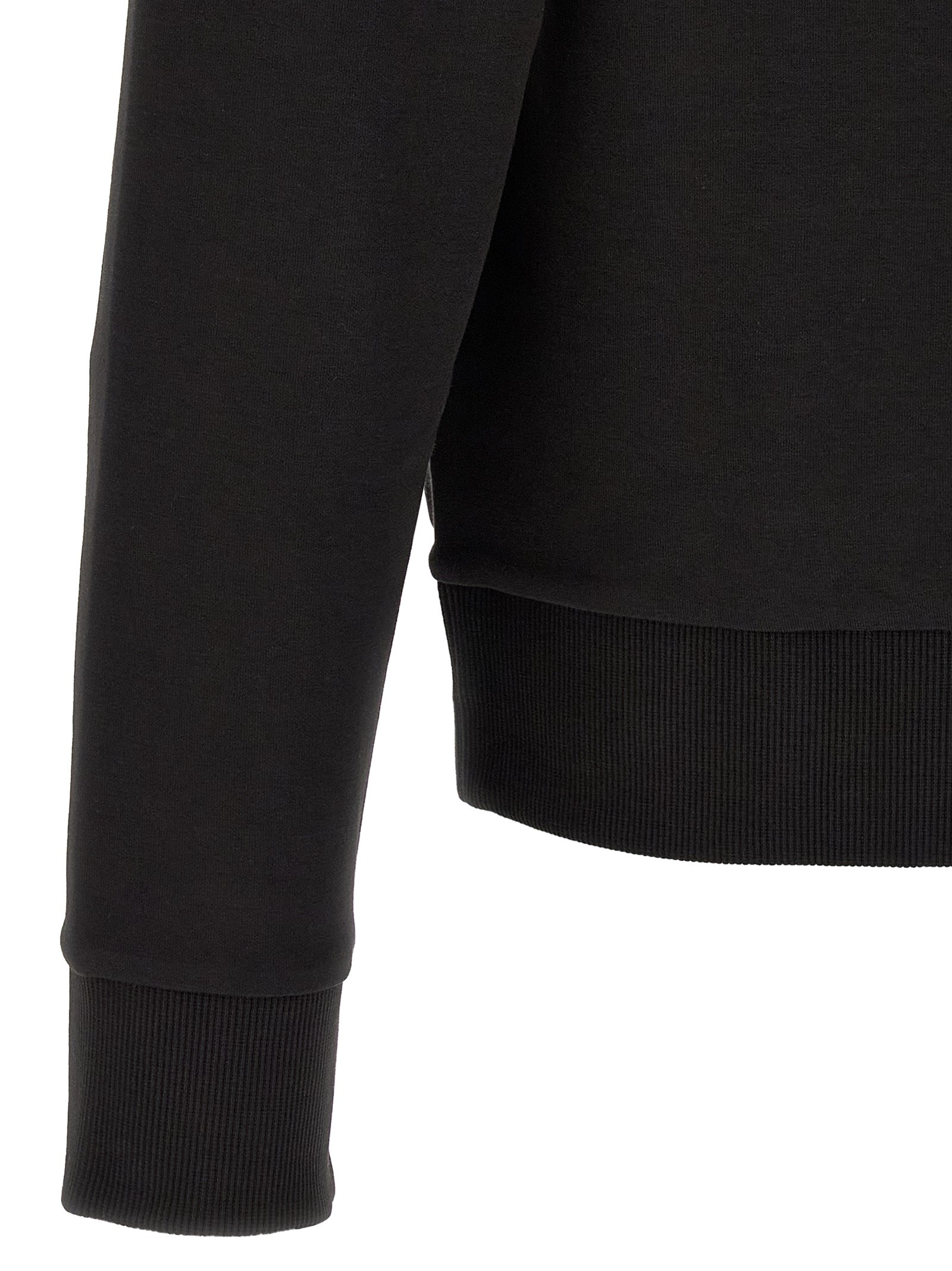 Black Cotton Sweatshirt