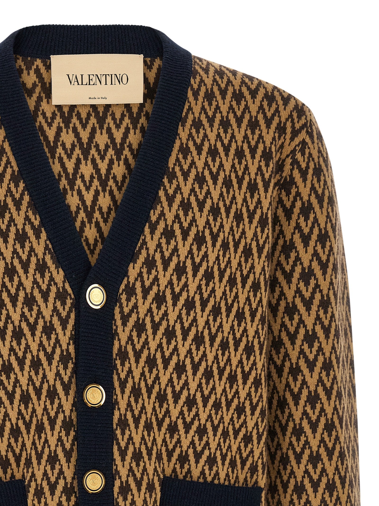 Multicolor Cashmere Cardigan