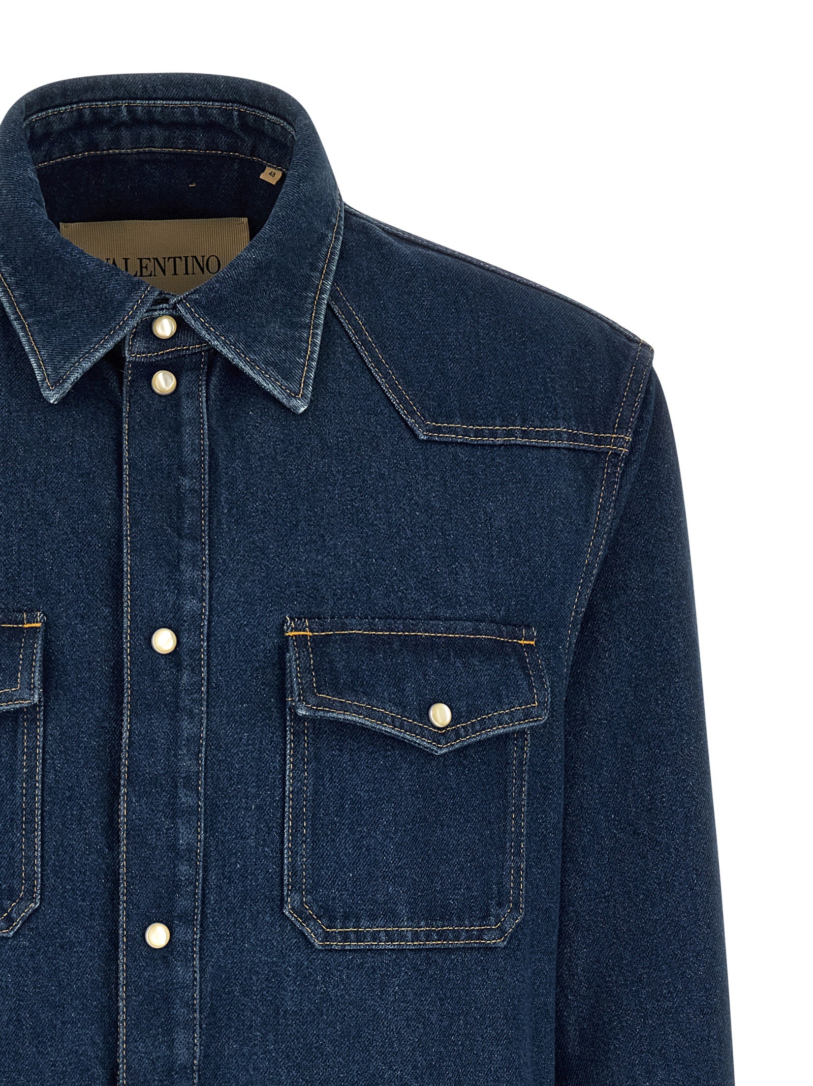 Blue Cotton Blouse