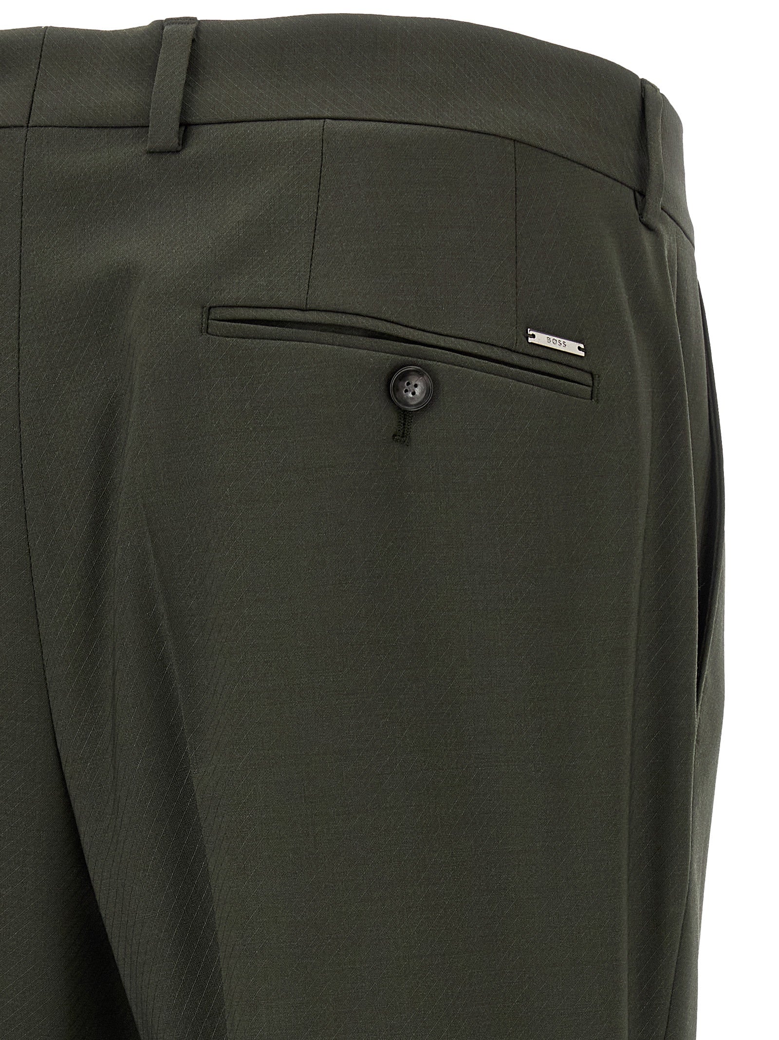 Bicolor Virgin Wool Pants