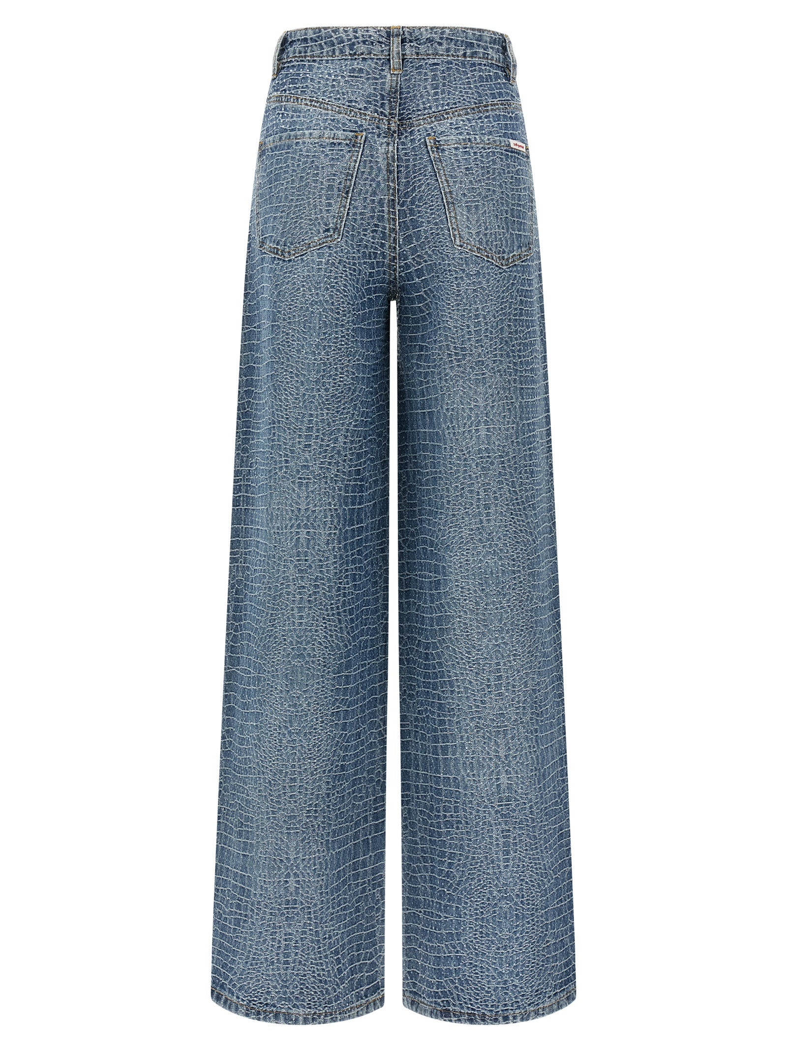 Blue Cotton Jeans Denim