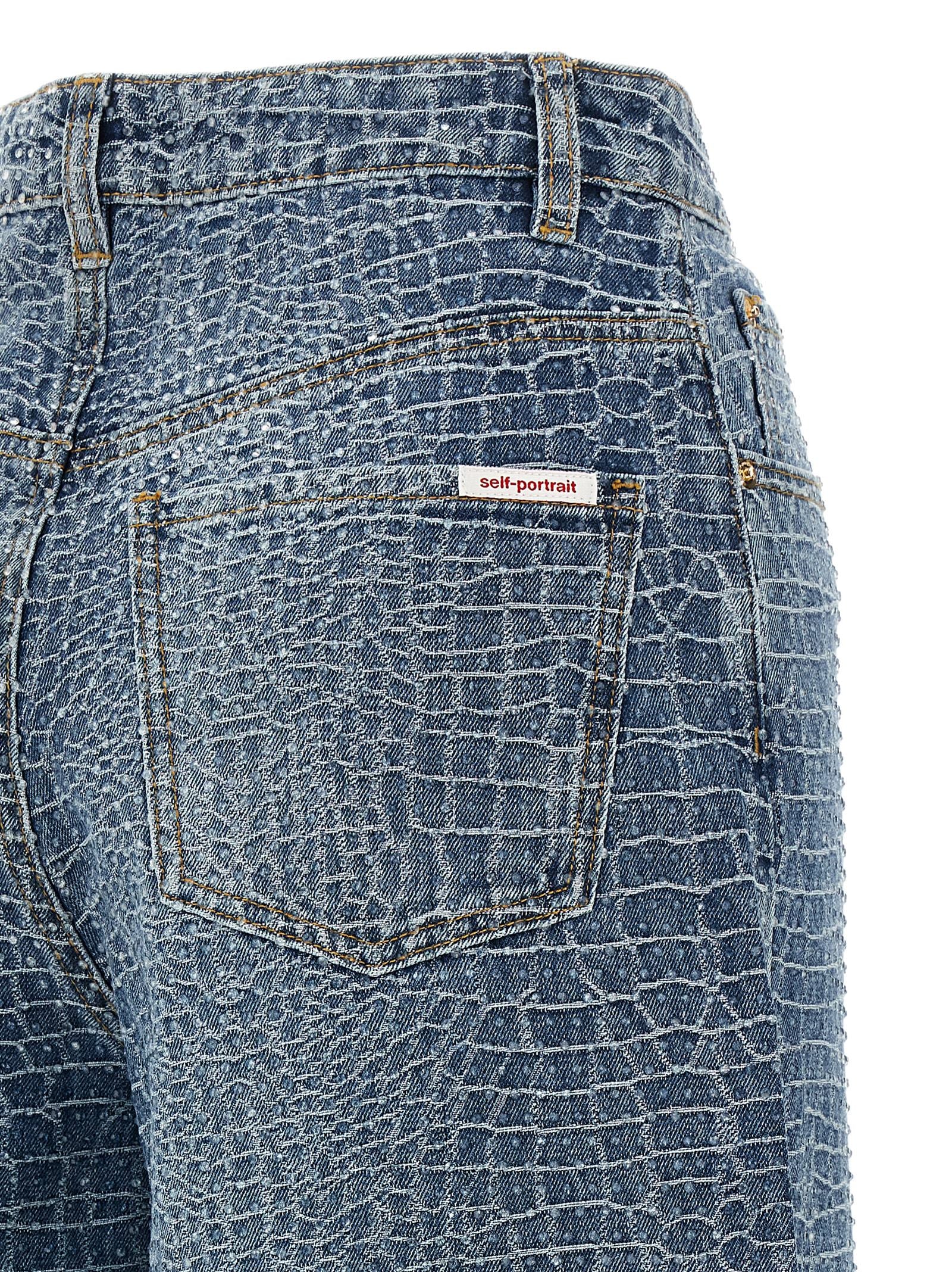 Blue Cotton Jeans Denim