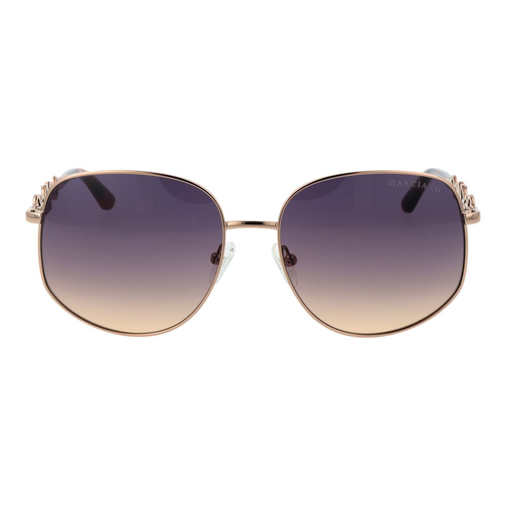 Rose Gold Metal Sunglasses