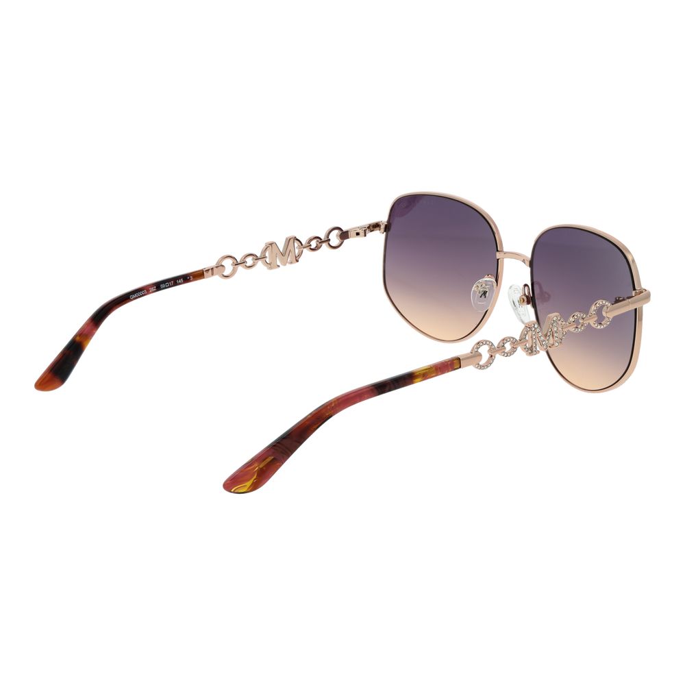 Rose Gold Metal Sunglasses