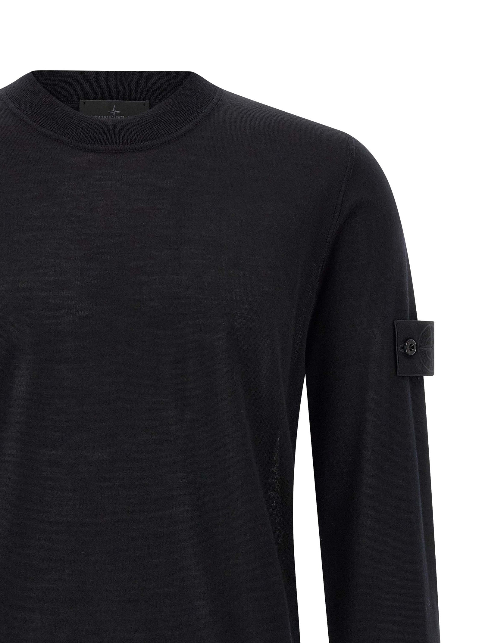 Black Virgin Wool Cardigan