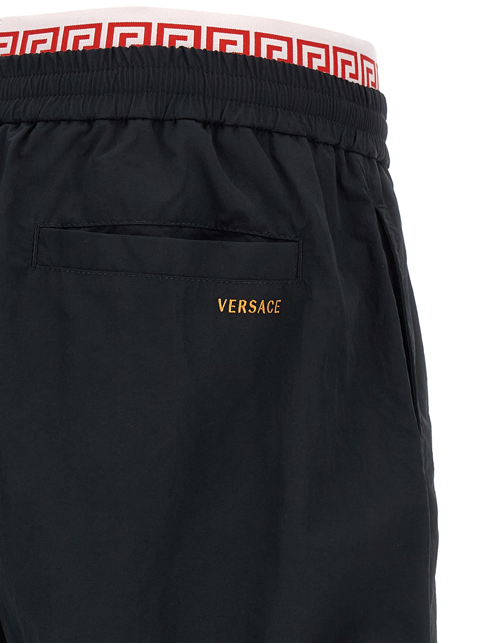 Black Polyamide Joggers (Workout Pants)