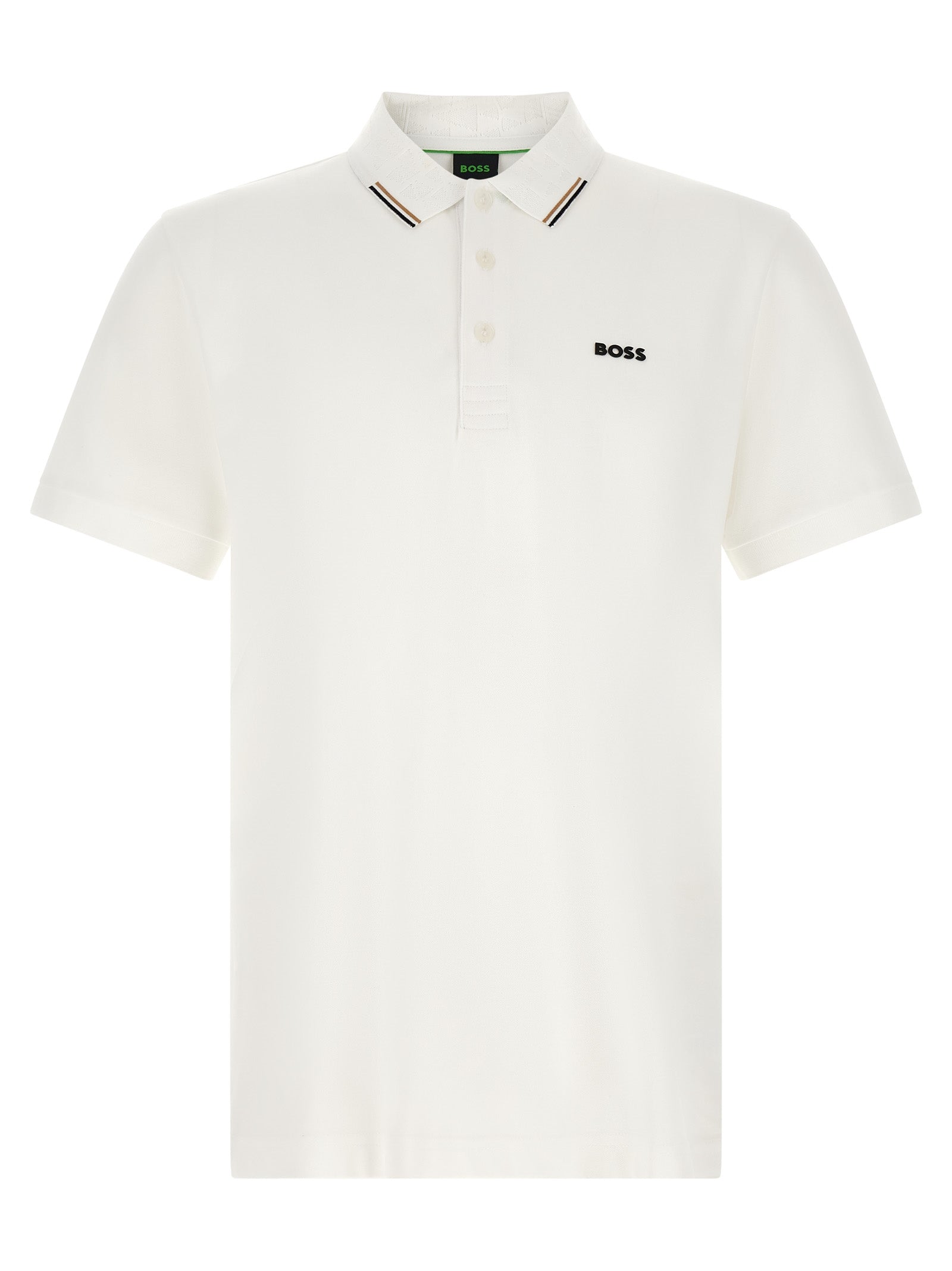 White Cotton Polo Shirt