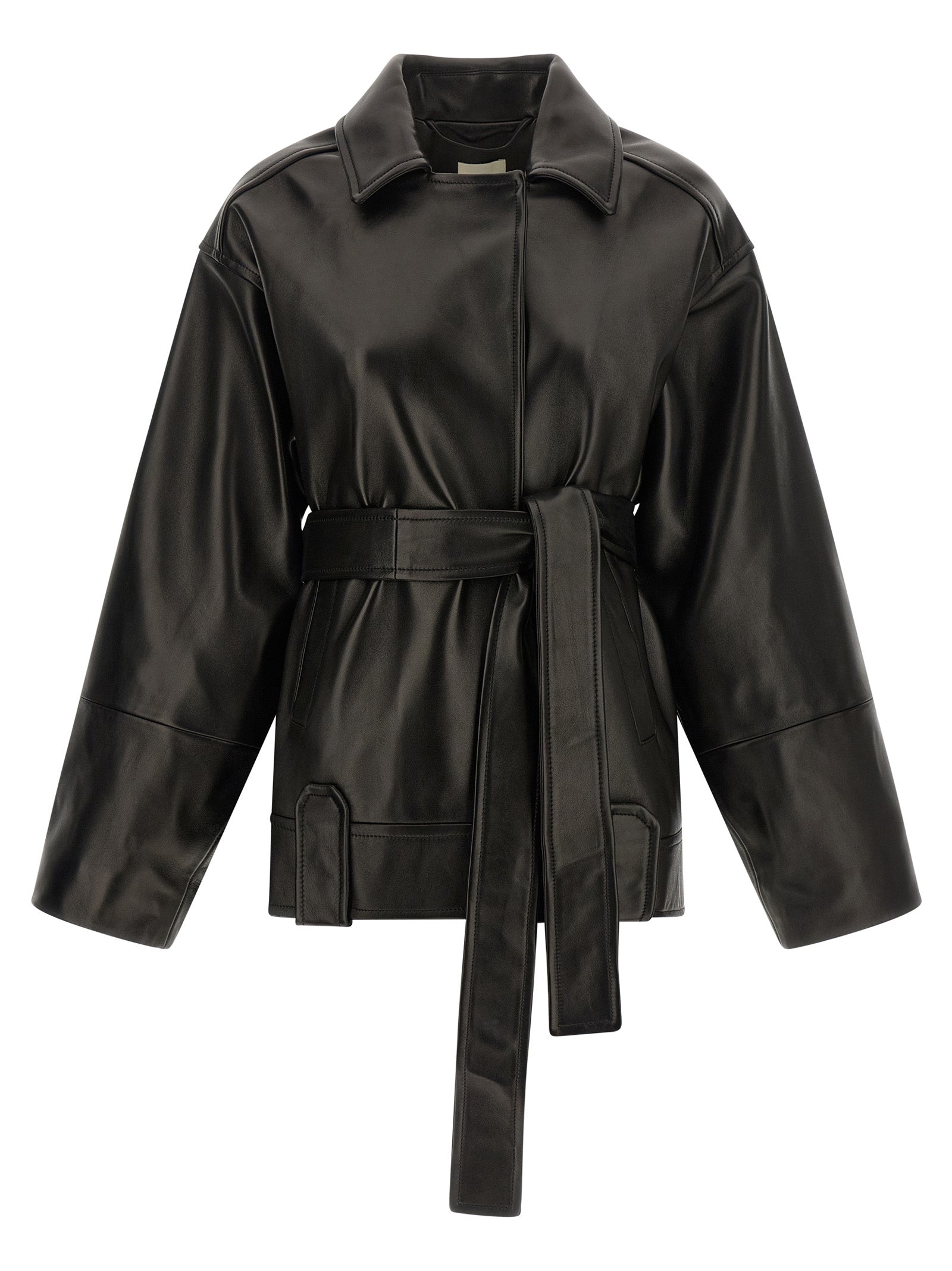 Black Lamb Leather Leather Jacket