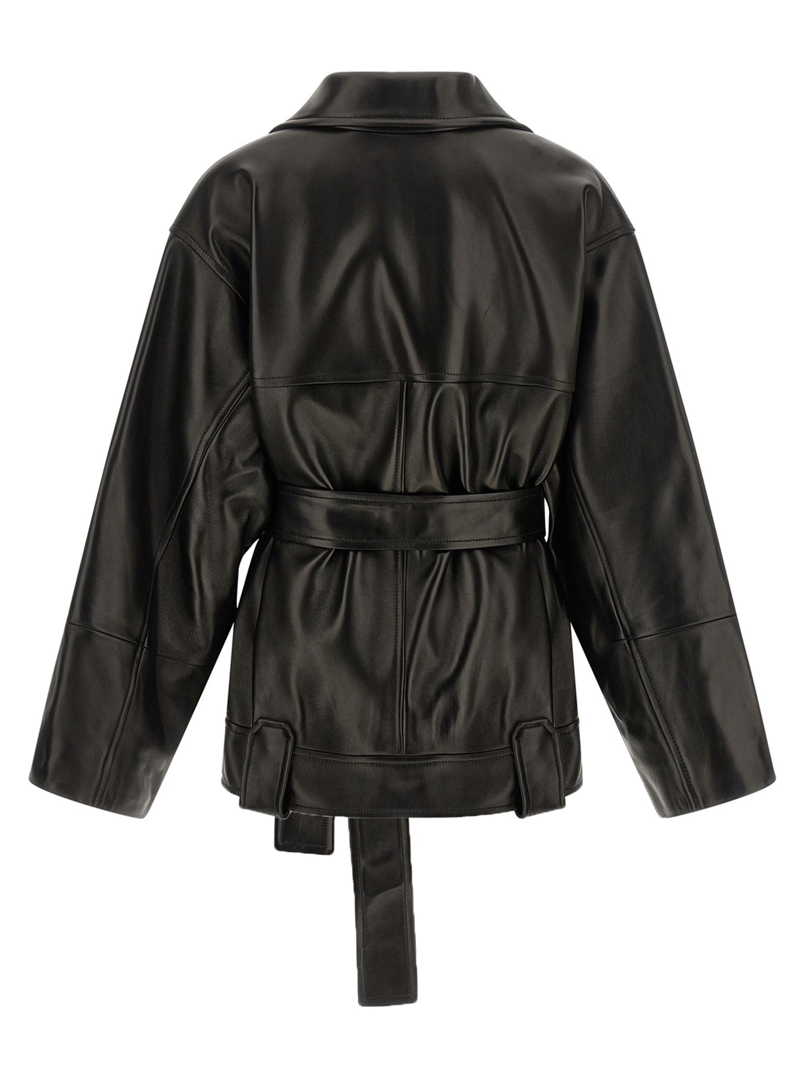 Black Lamb Leather Leather Jacket