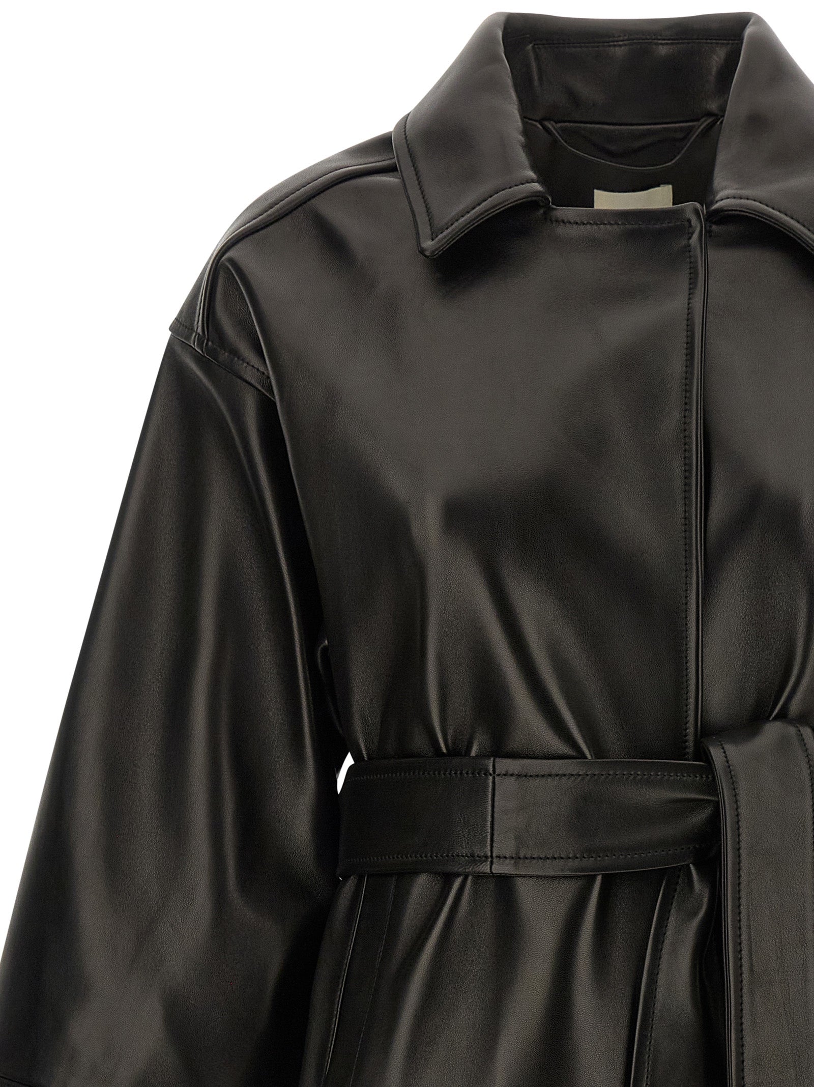 Black Lamb Leather Leather Jacket