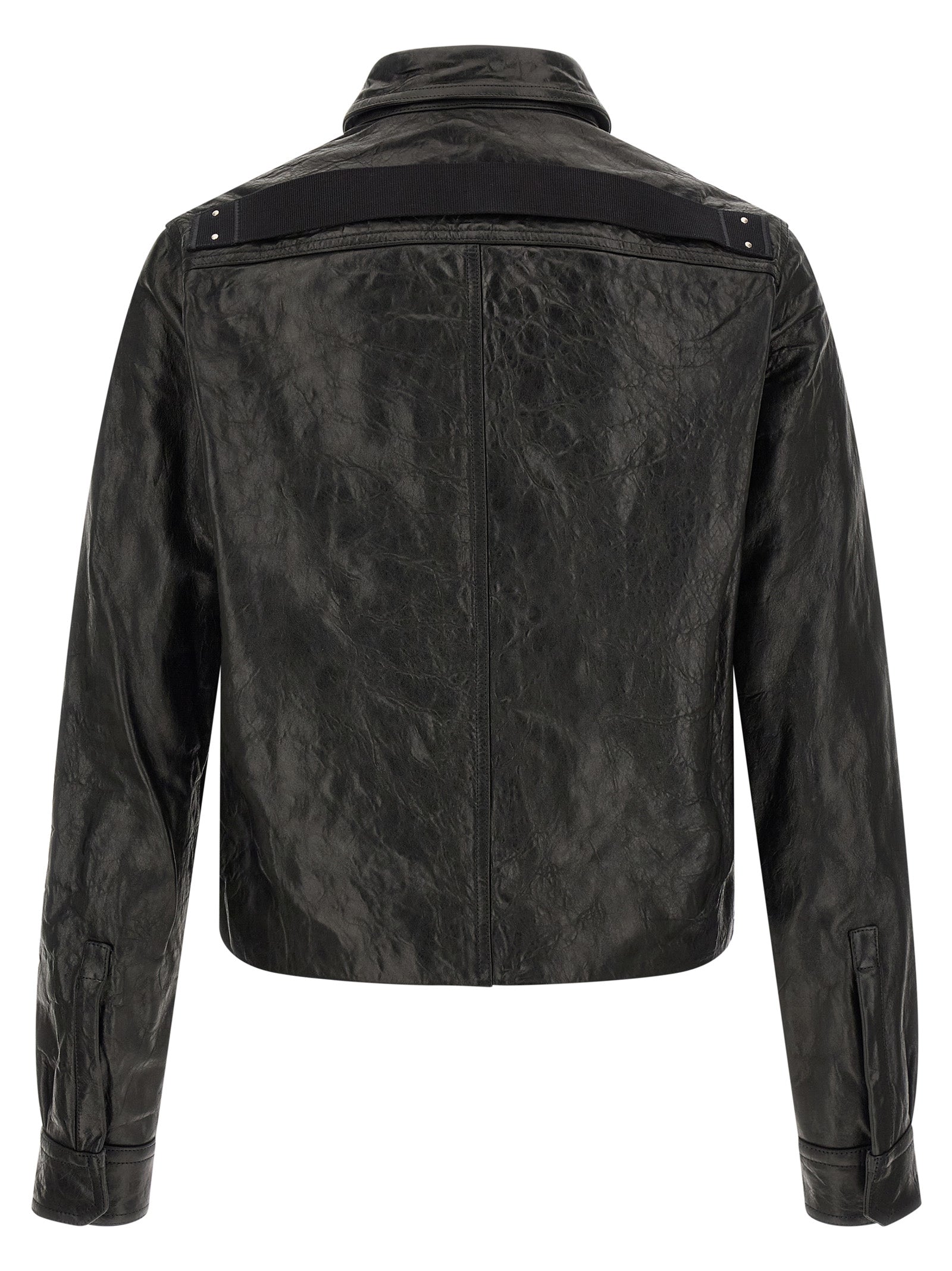 Black Lamb Leather Leather Jacket