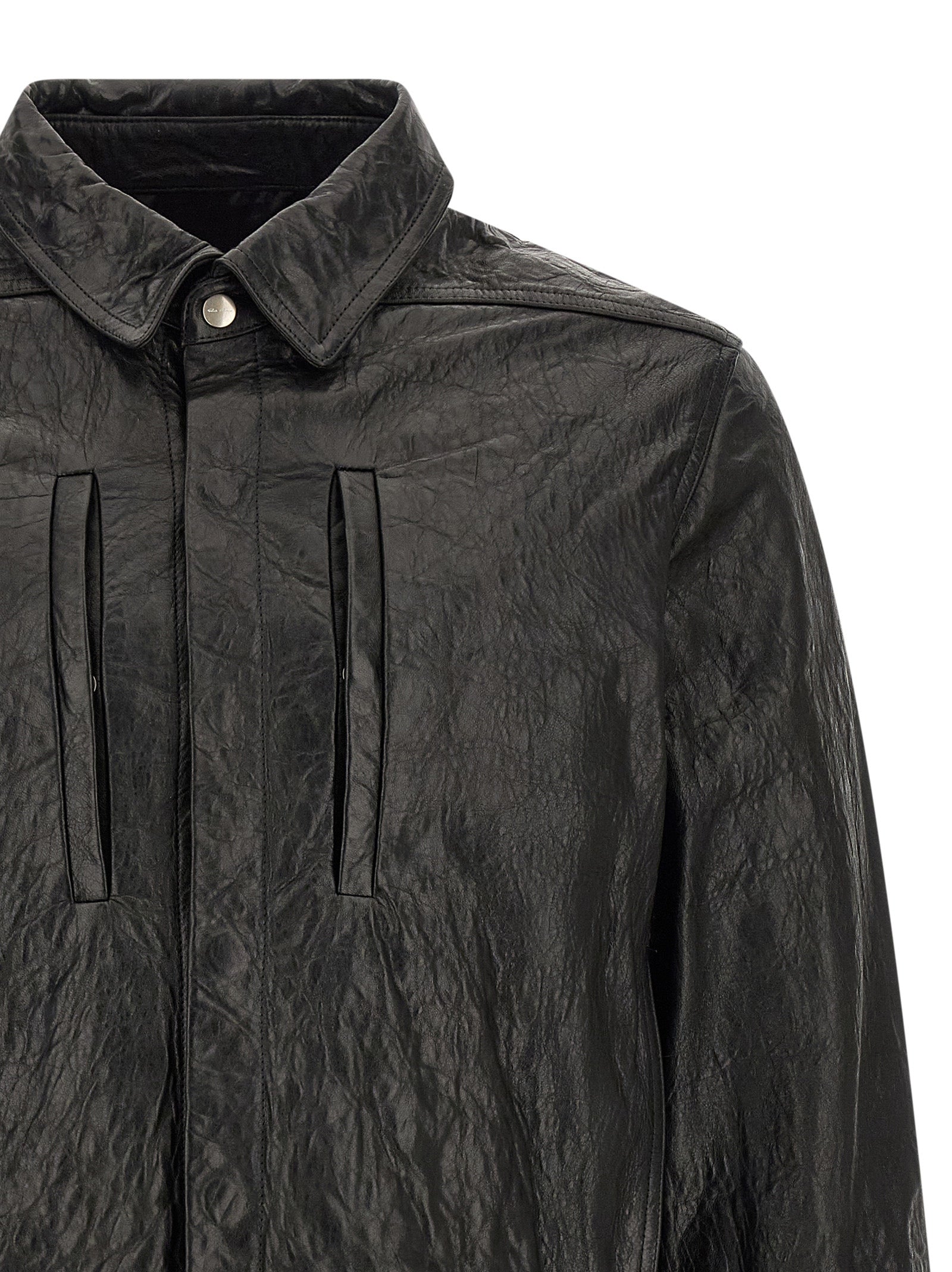 Black Lamb Leather Leather Jacket