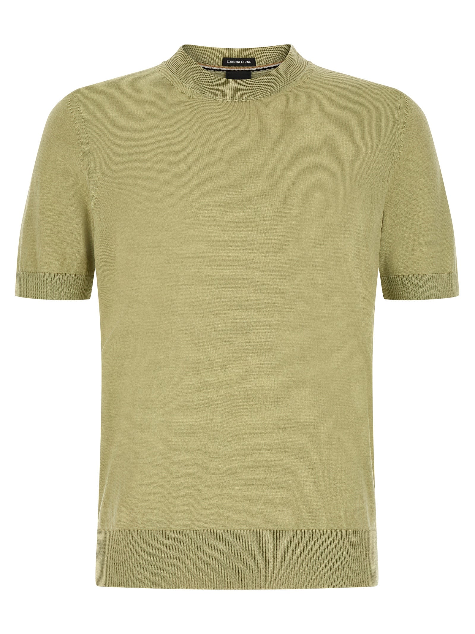 Bicolor Virgin Wool T-Shirt