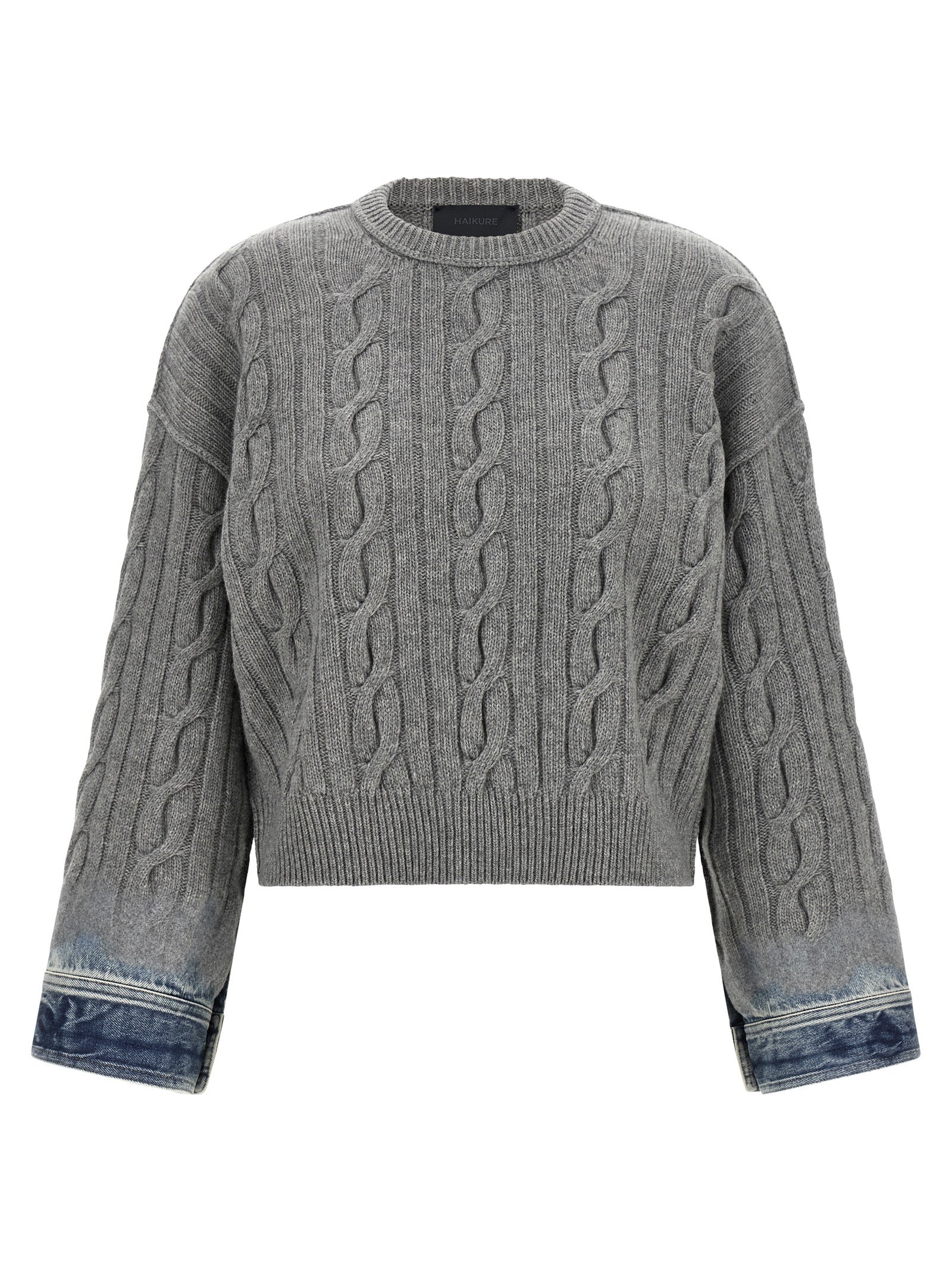Gray Cotton Cardigan