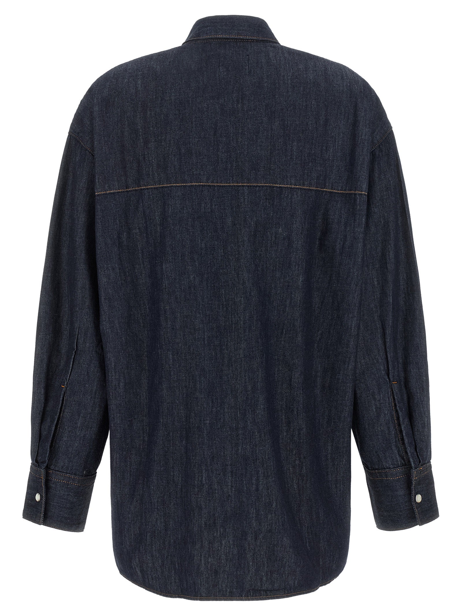 Blue Cotton Blouse