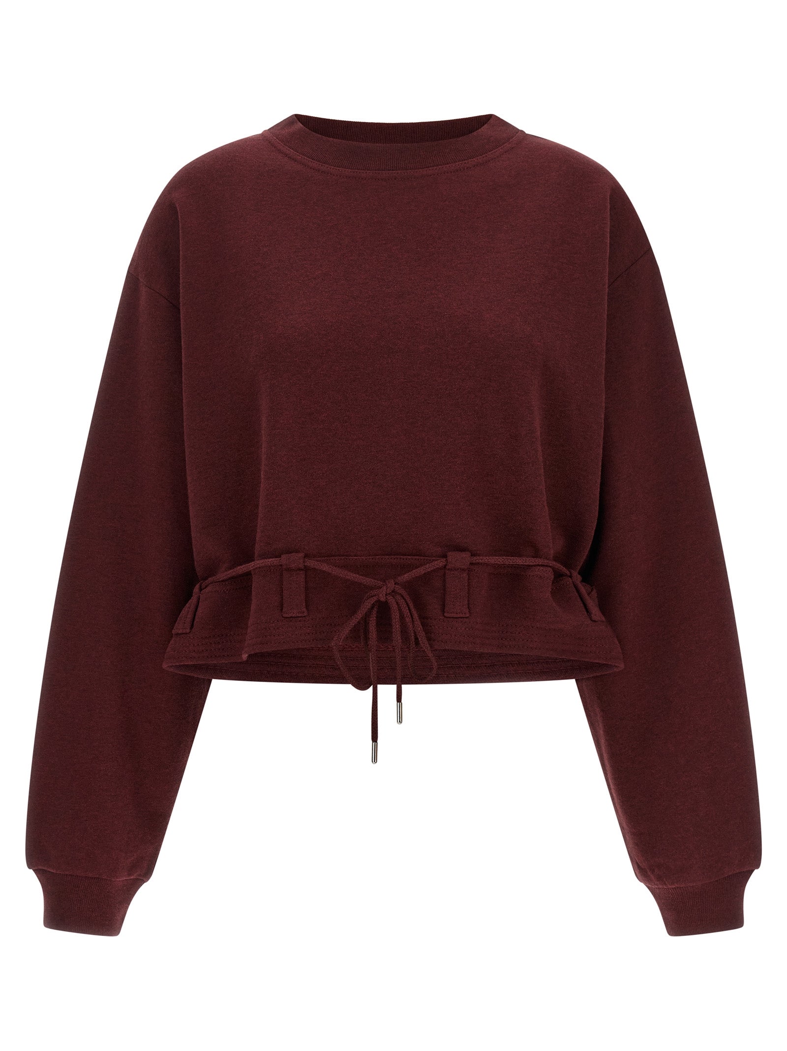 Bordeaux Cotton Sweatshirt