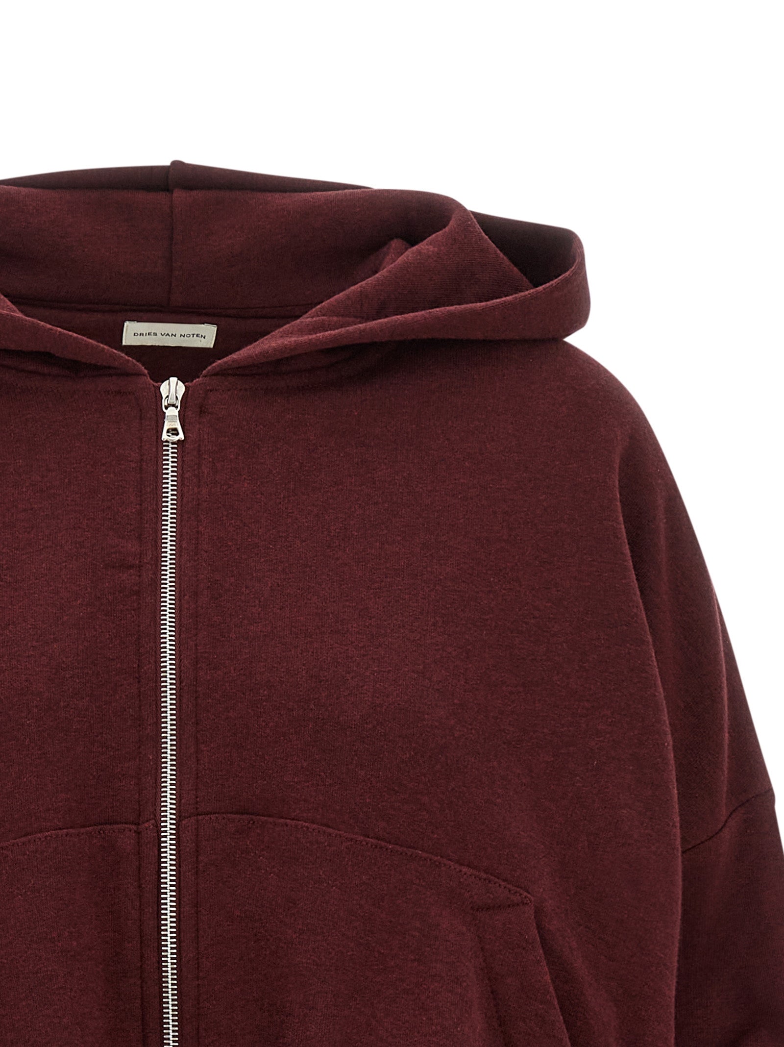 Bordeaux Cotton Hoodie