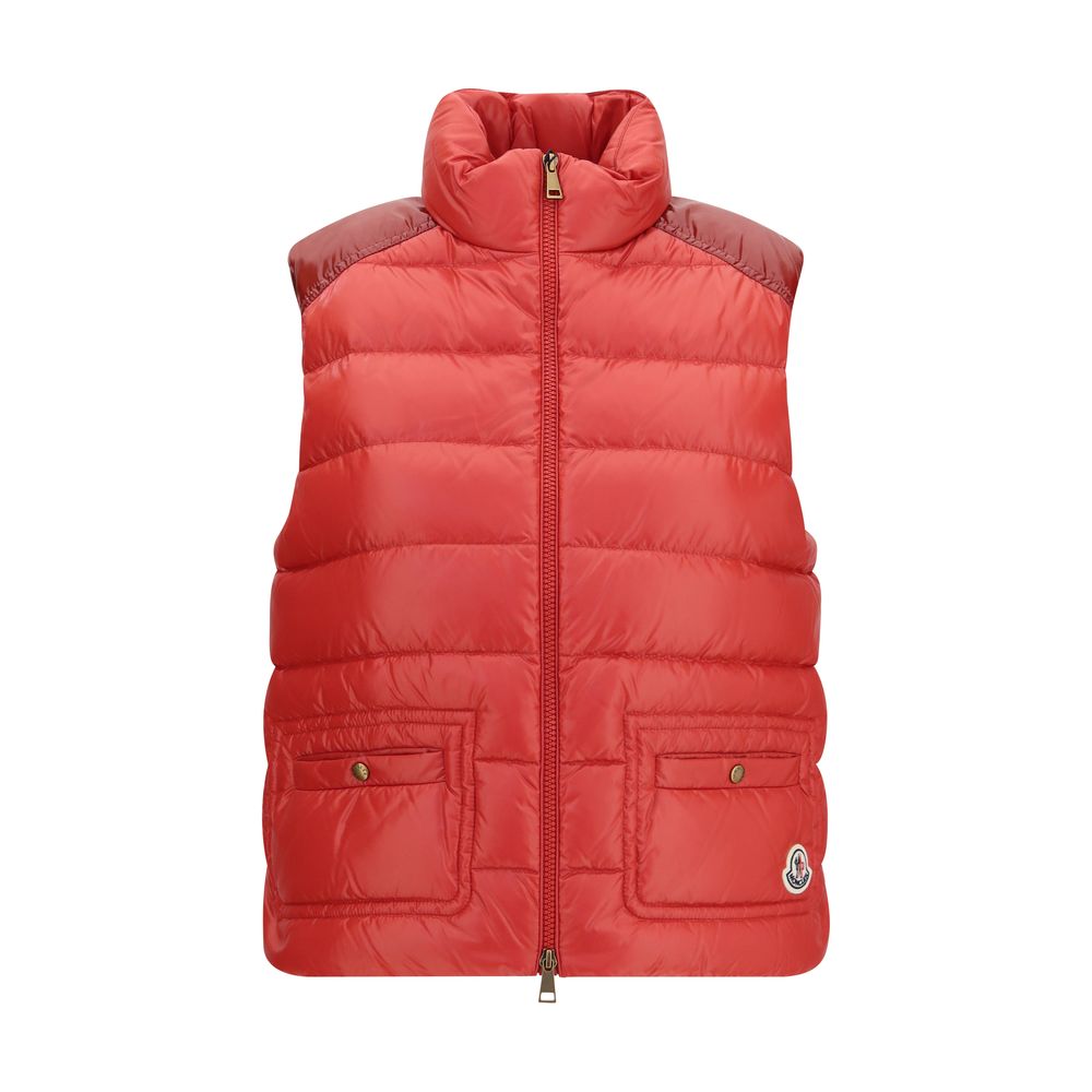 Multicolor Polyamide Sleeveless Jacket
