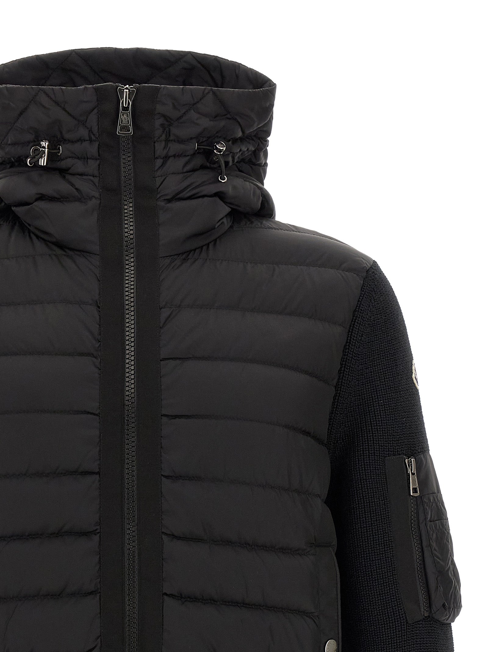 Black Polyamide Cardigan