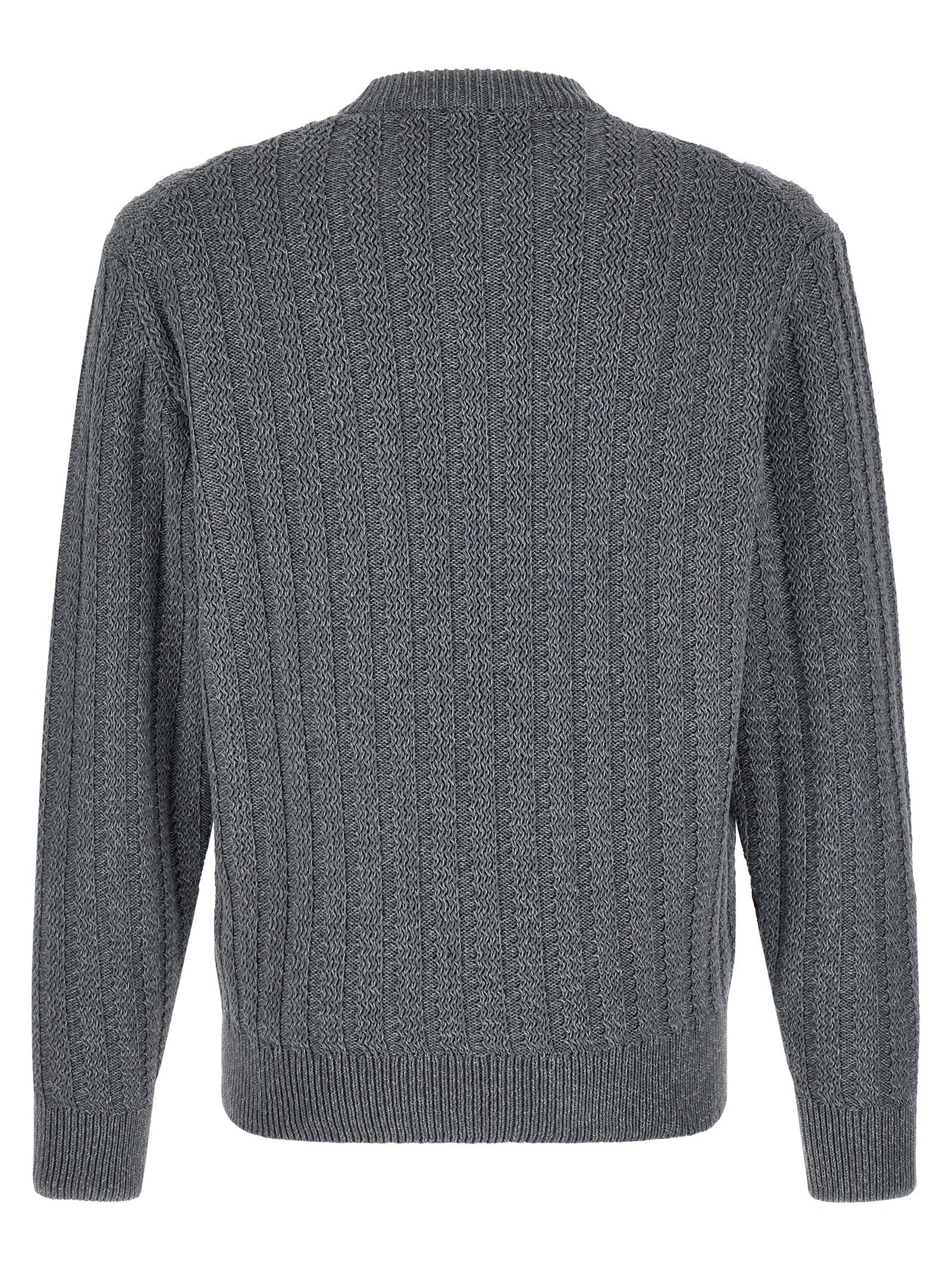 Gray Cotton Cardigan