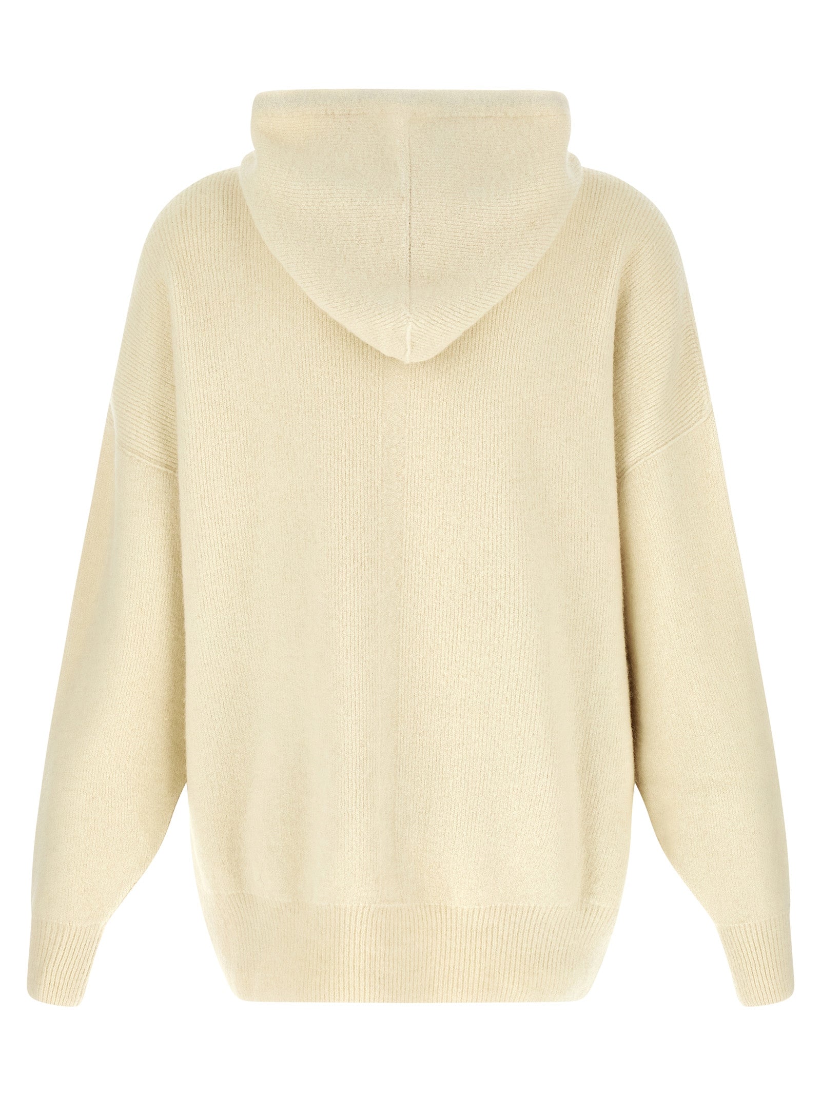 White Marabou Sweatshirt