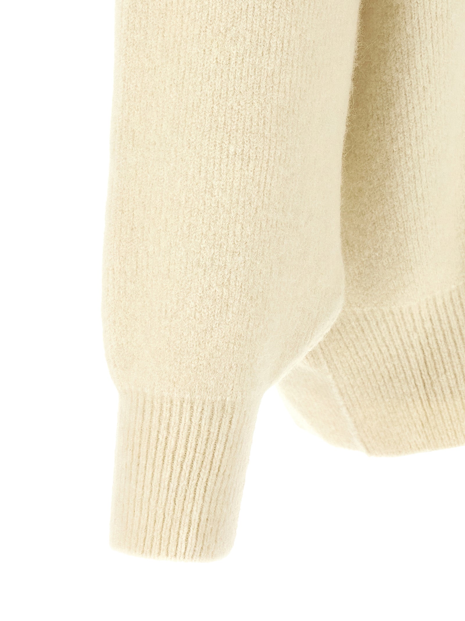 White Marabou Sweatshirt