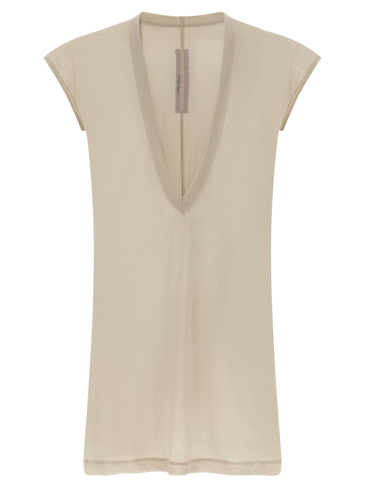 Beige Cotton T-Shirt