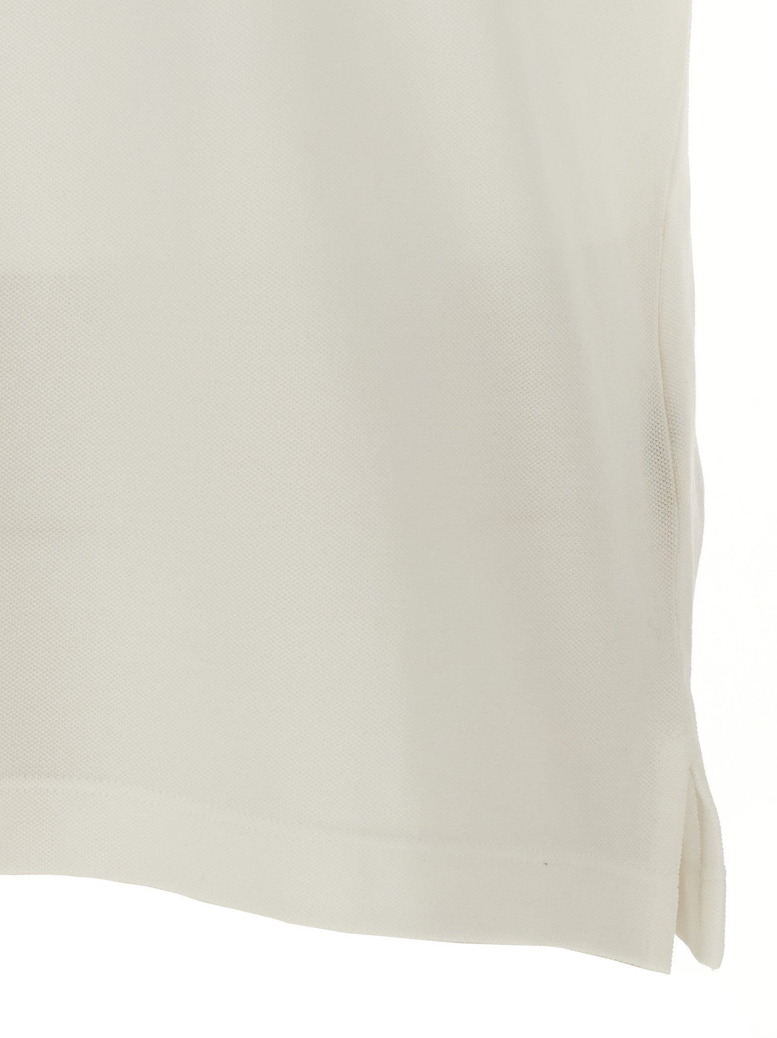 White Cotton Polo Shirt